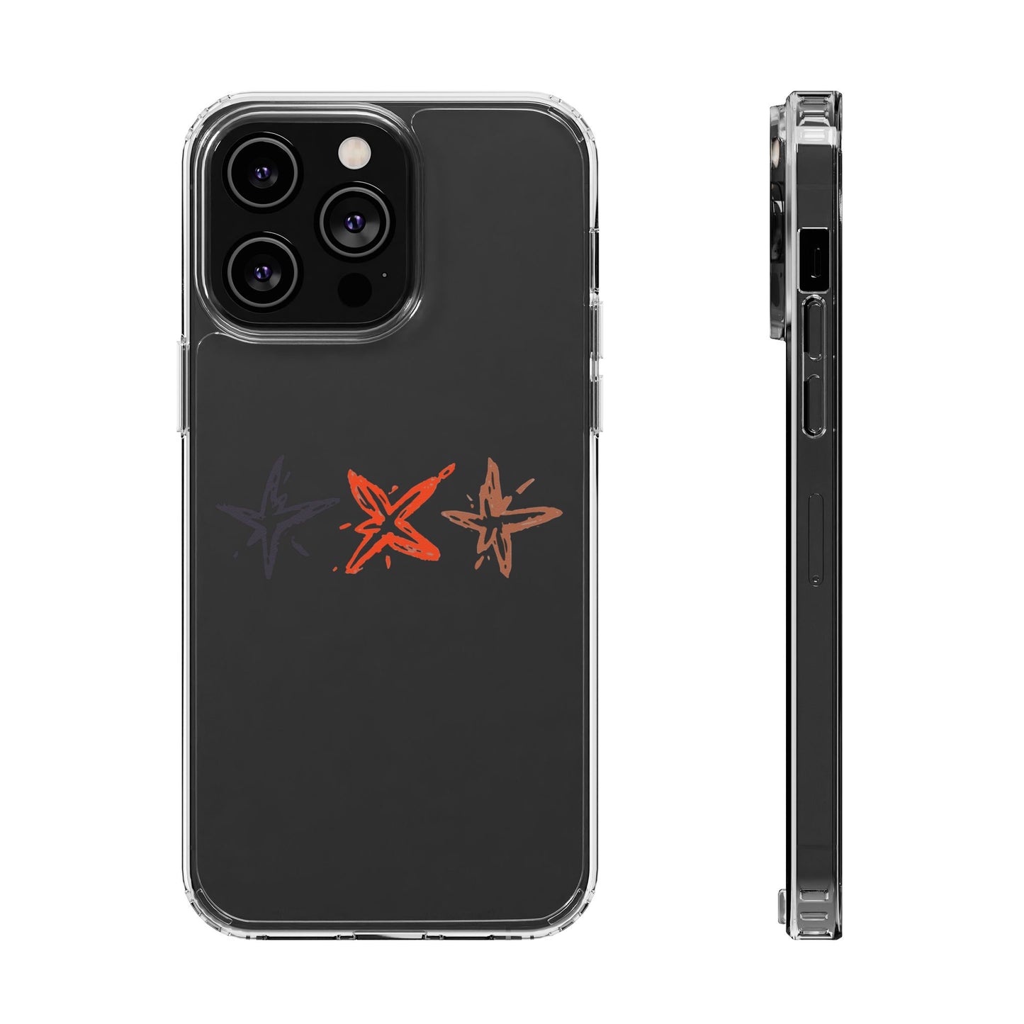 Starlit Threads Clear Cases