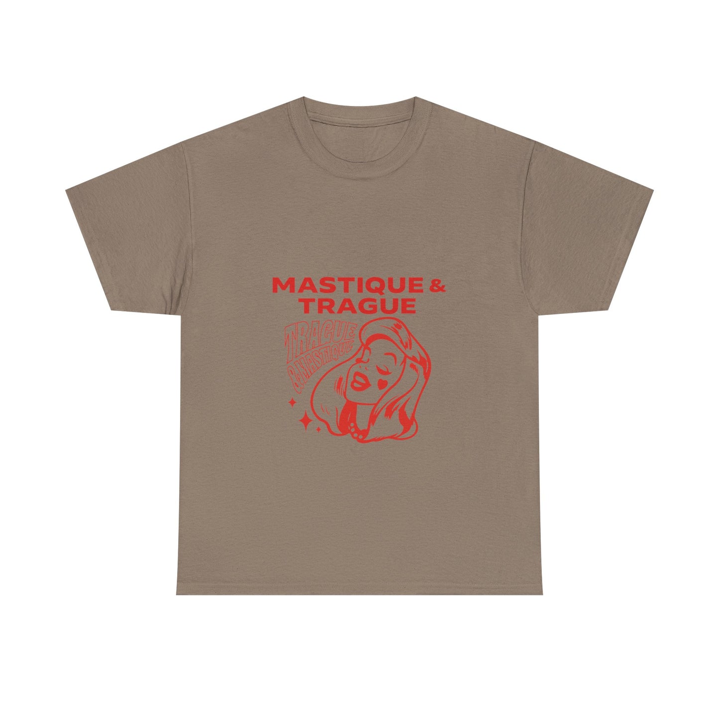 Fierce Femme in Red Unisex Heavy cotton tee