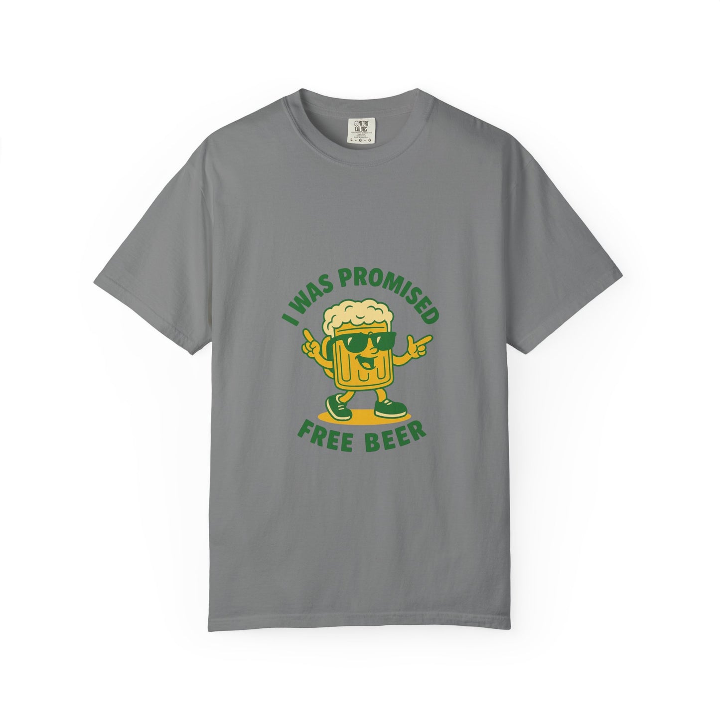 Unisex Garment-Dyed T-shirt – Snazzy Free Beer Edition
