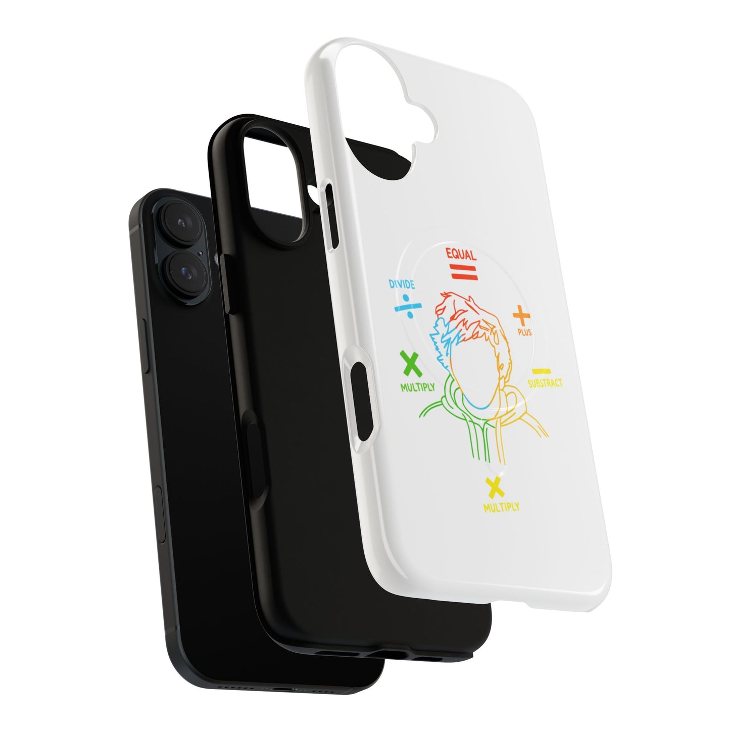 Minimalist Divide Symbol with Brush Tough Magnetic case