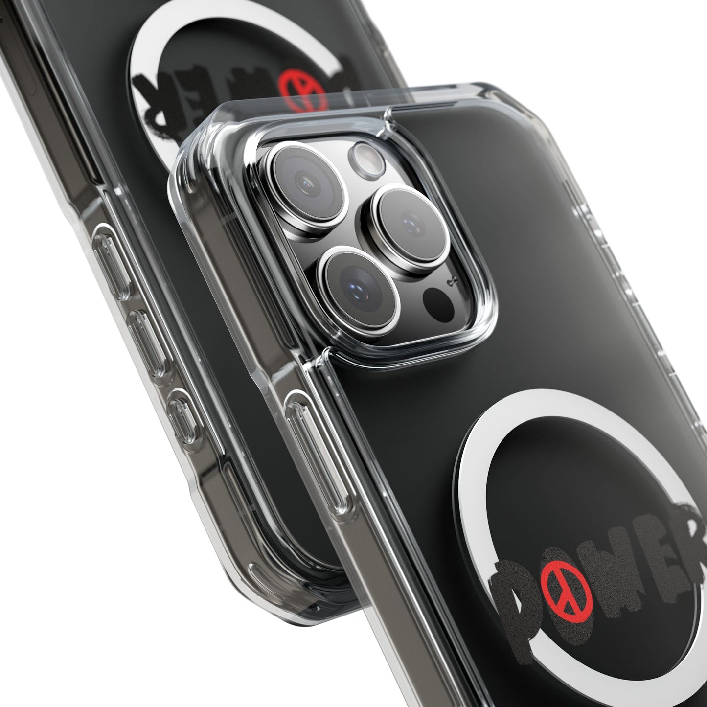 Peace Vibes Streetwear Magnetic Clear Impact Case