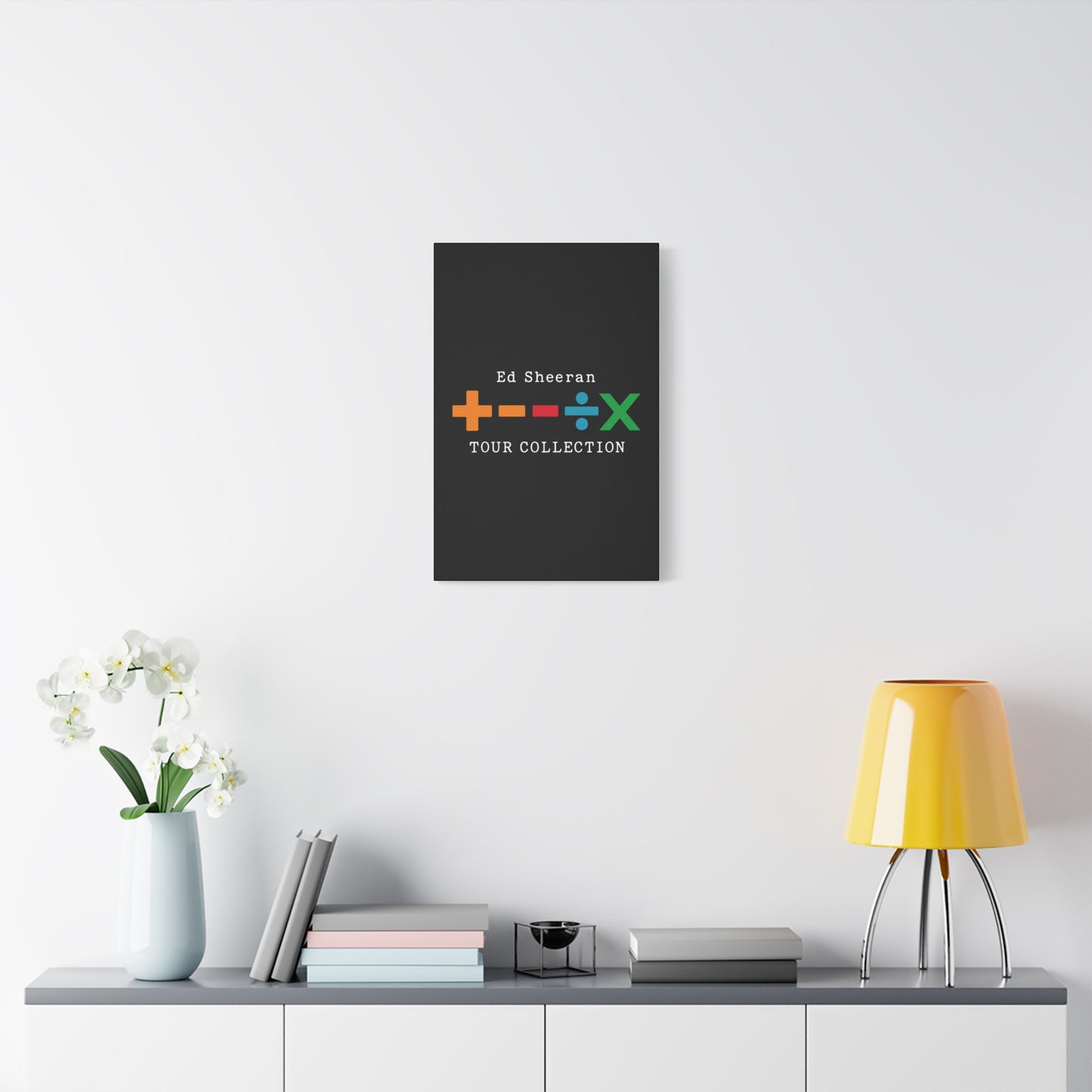 Matte Stretched Canvas, 1.25" Depth – Ed Sheeran Black Edition