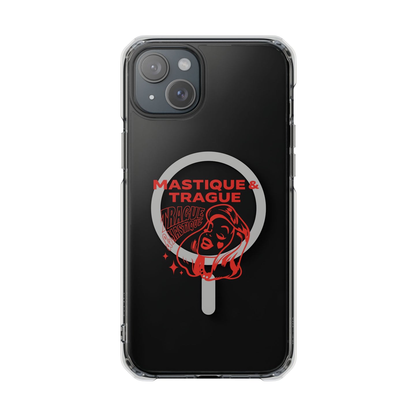 Fierce Femme in Red Clear Impact case