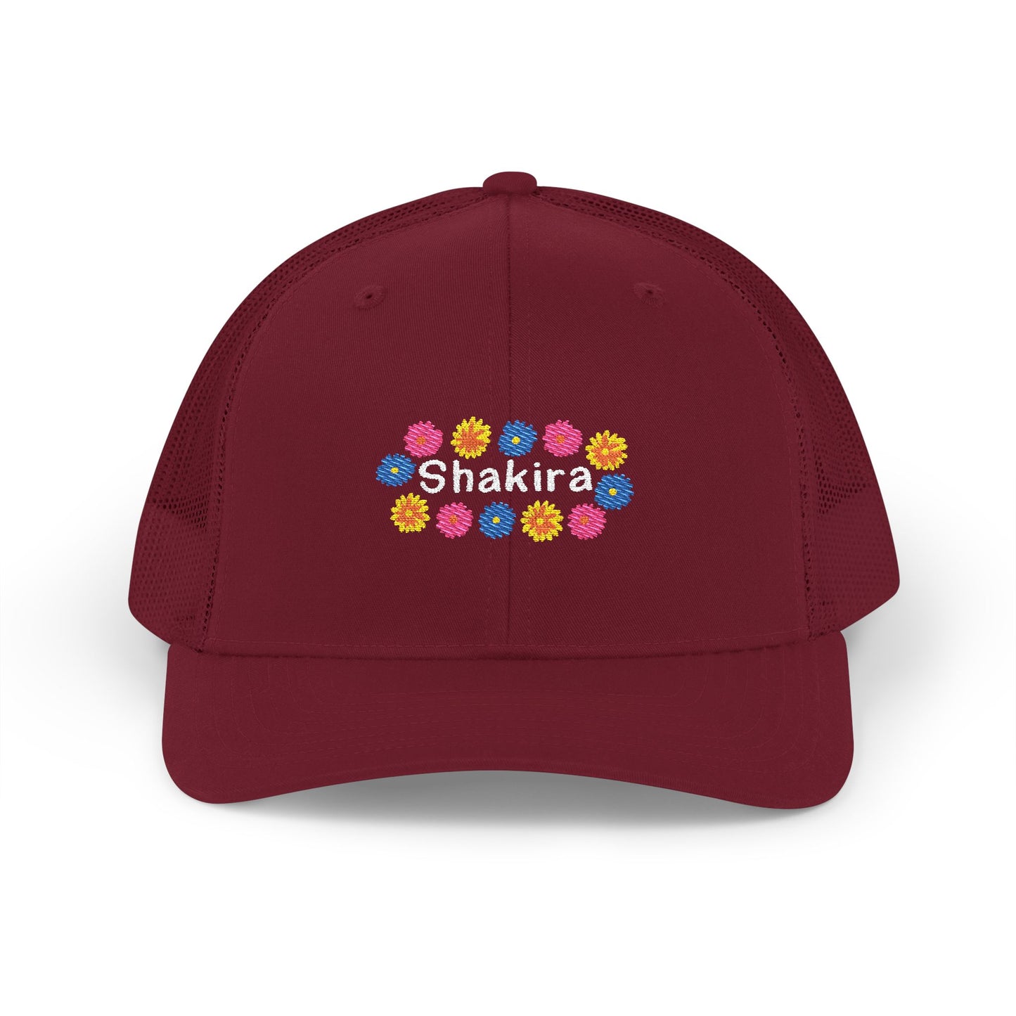 Retro Floral Groove Snapback Trucker cap