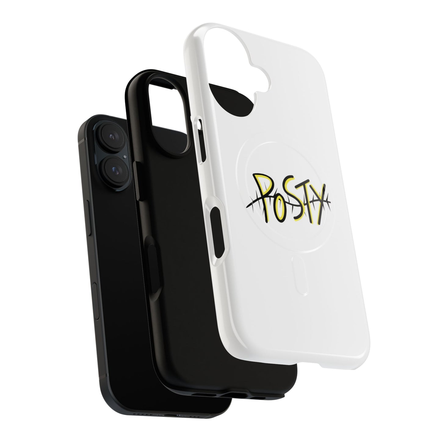 Abstract Black Barbed Wire Tough Magnetic Case