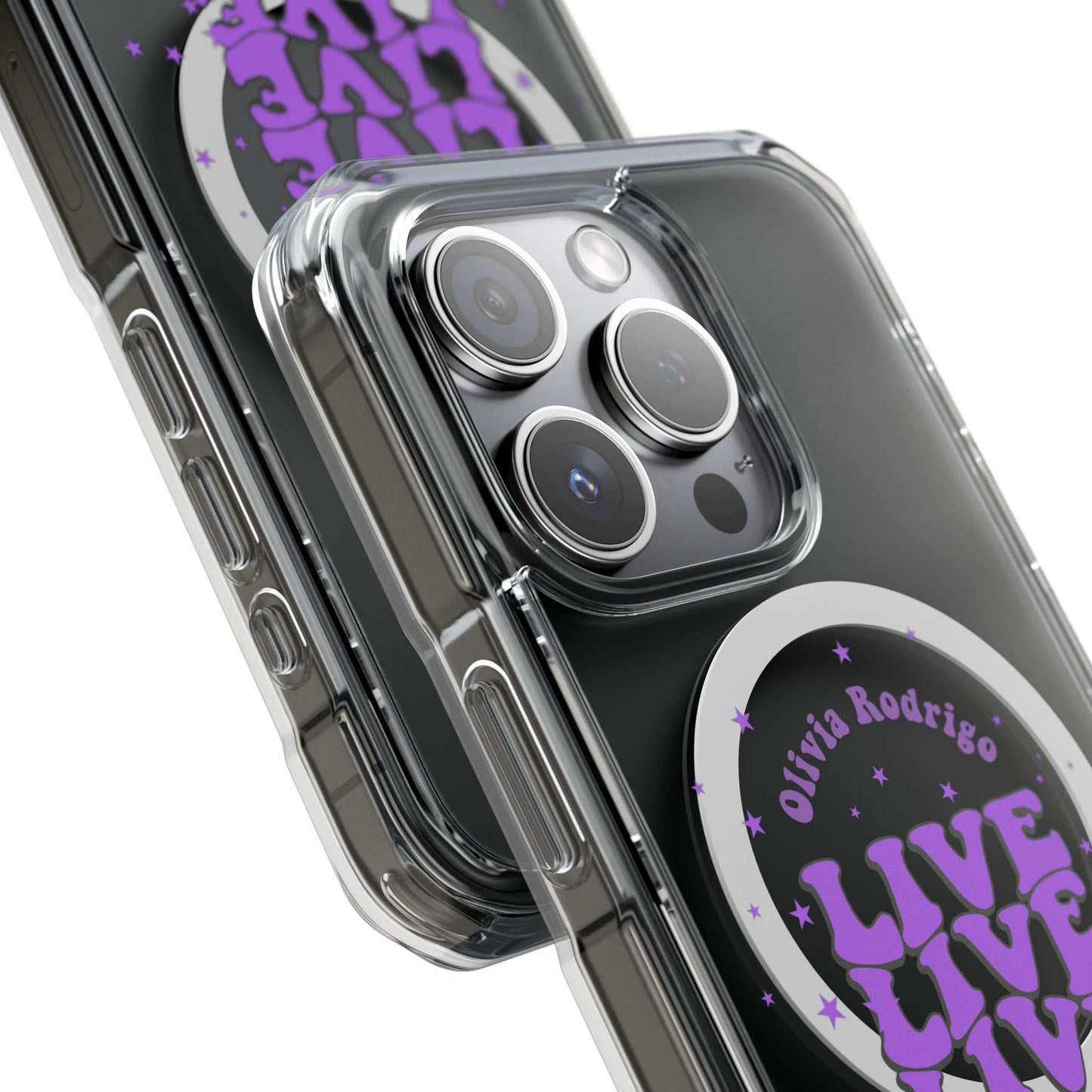 Olivia Rodrigo Live World Tour Magnetic Clear Impact Case