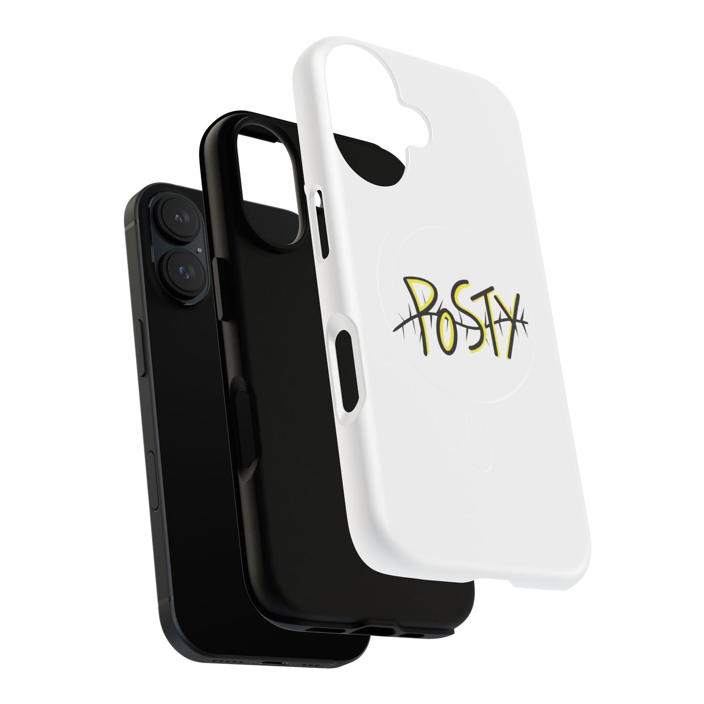 Abstract Black Barbed Wire Tough Magnetic Case
