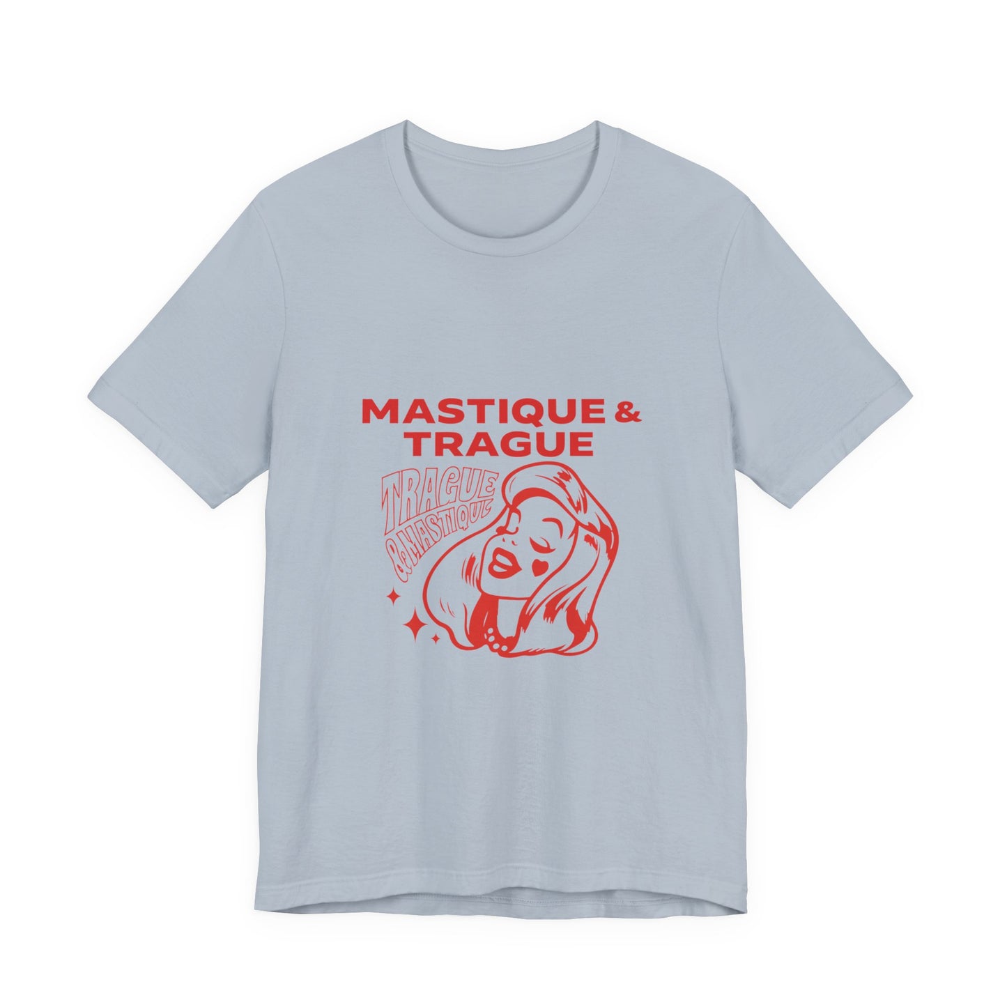 Fierce Femme in Red Unisex jersey short sleeve tee