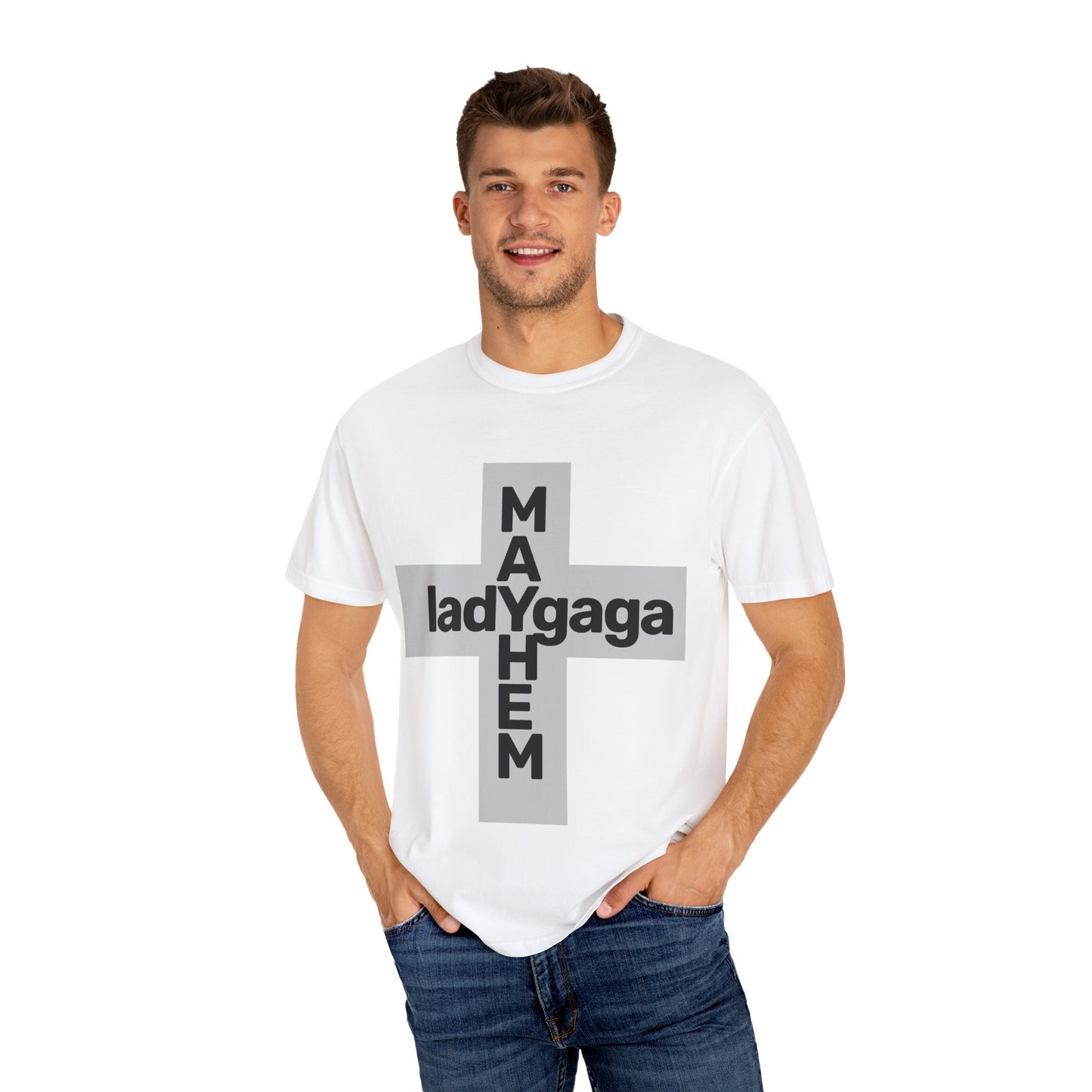 Lady Cross Mayhem-Unisex Dyed Tshirt