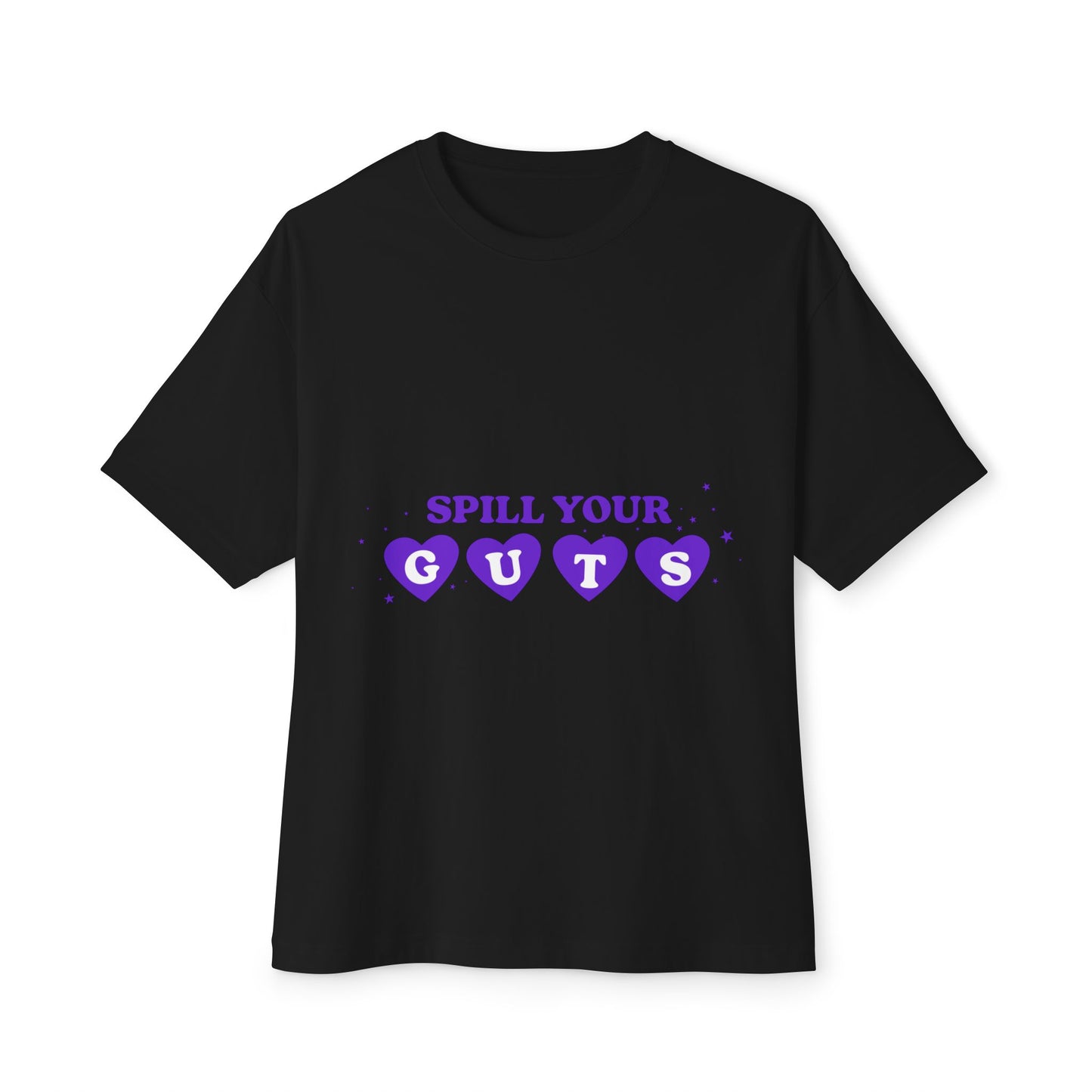 Spill Your Guts Heart-Oversized Tee