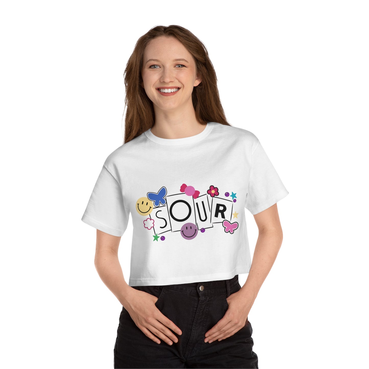 Olivia Rodrigo Women's Cropped t-shirt - Sour