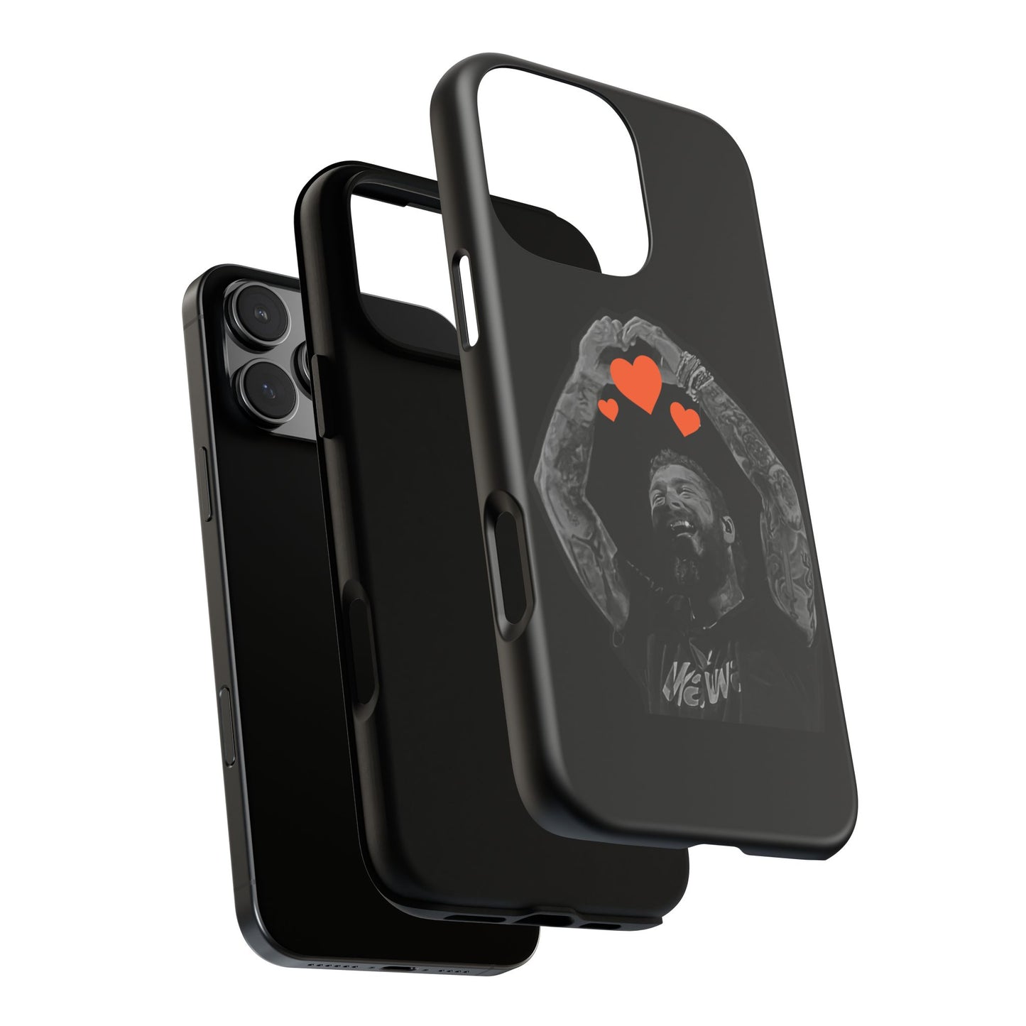 Tough iPhone Case (12–16 Pro Max) – Post Malone Heartfelt Wishes