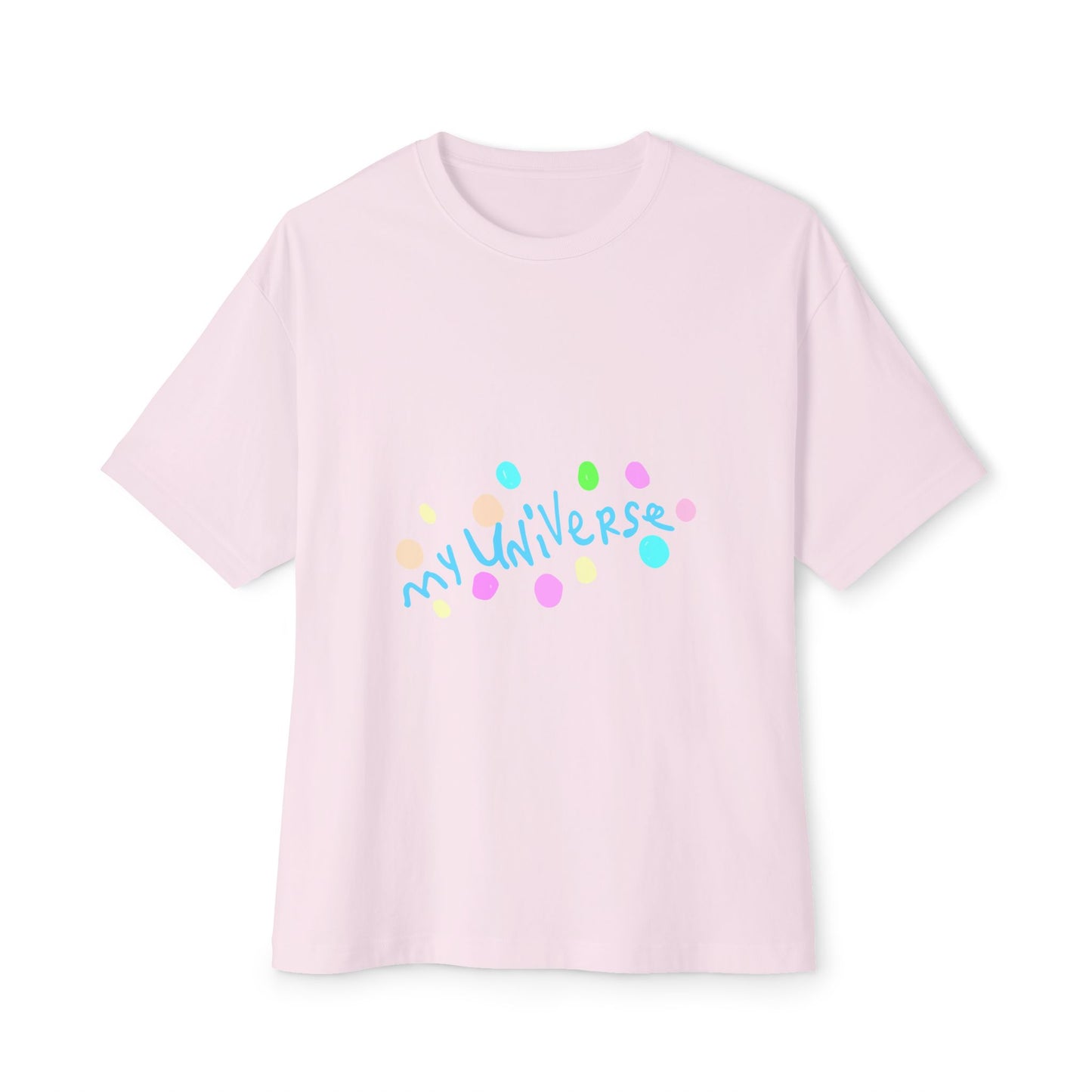 Pastel Universe Unisex Oversized Boxy Tee