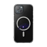 Purple Starry Eye Magnetic Clear Impact Case