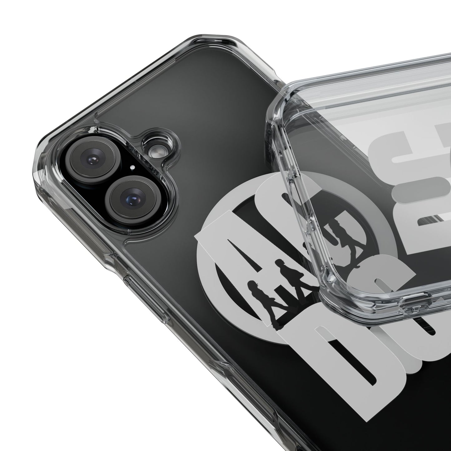 Retro Walk Rock Magnetic Clear Impact case