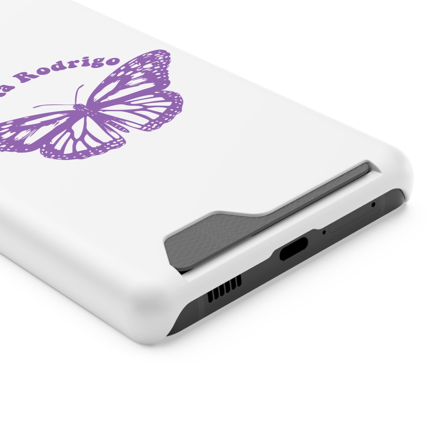 Phone Case + Card Holder For Samsung S21 to S22 – Olivia Rodrigo With Butterfly | Edition