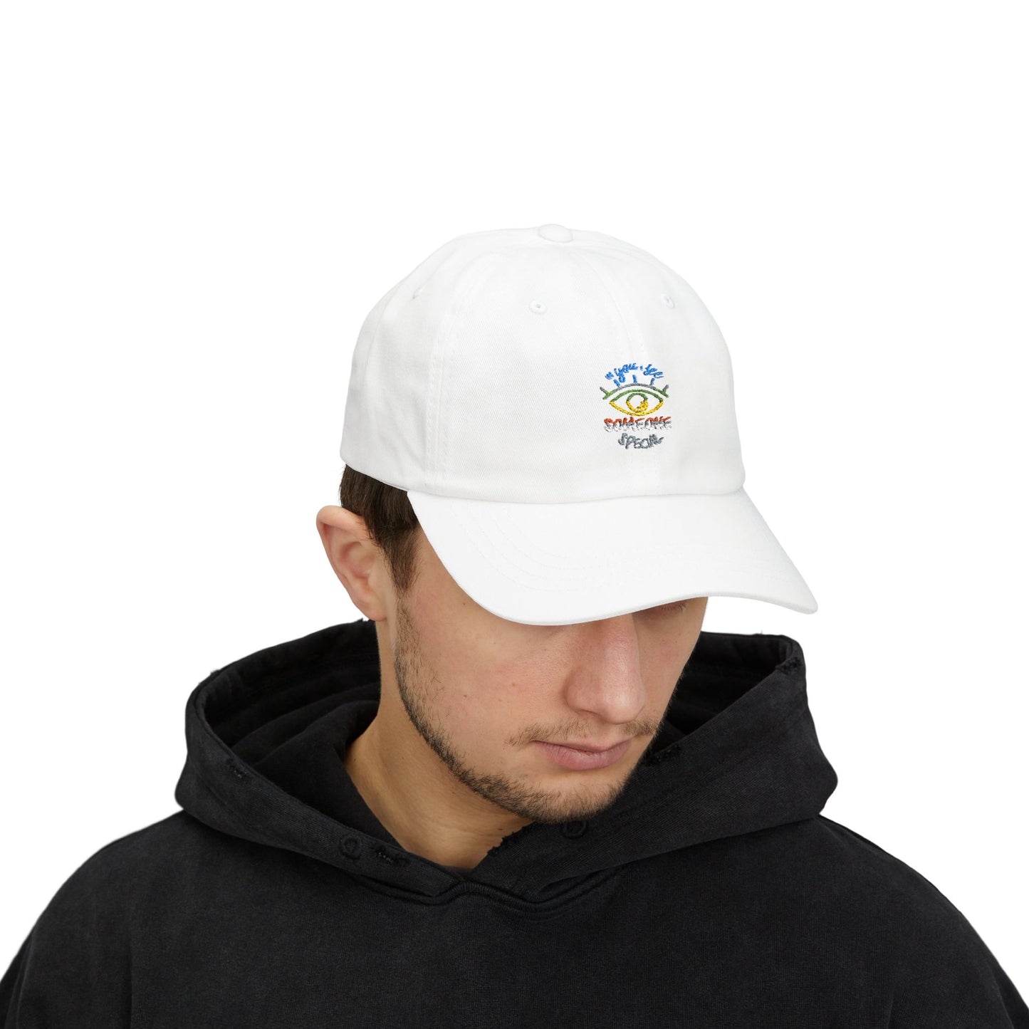 Vibrant Eye and Text Classic dad cap