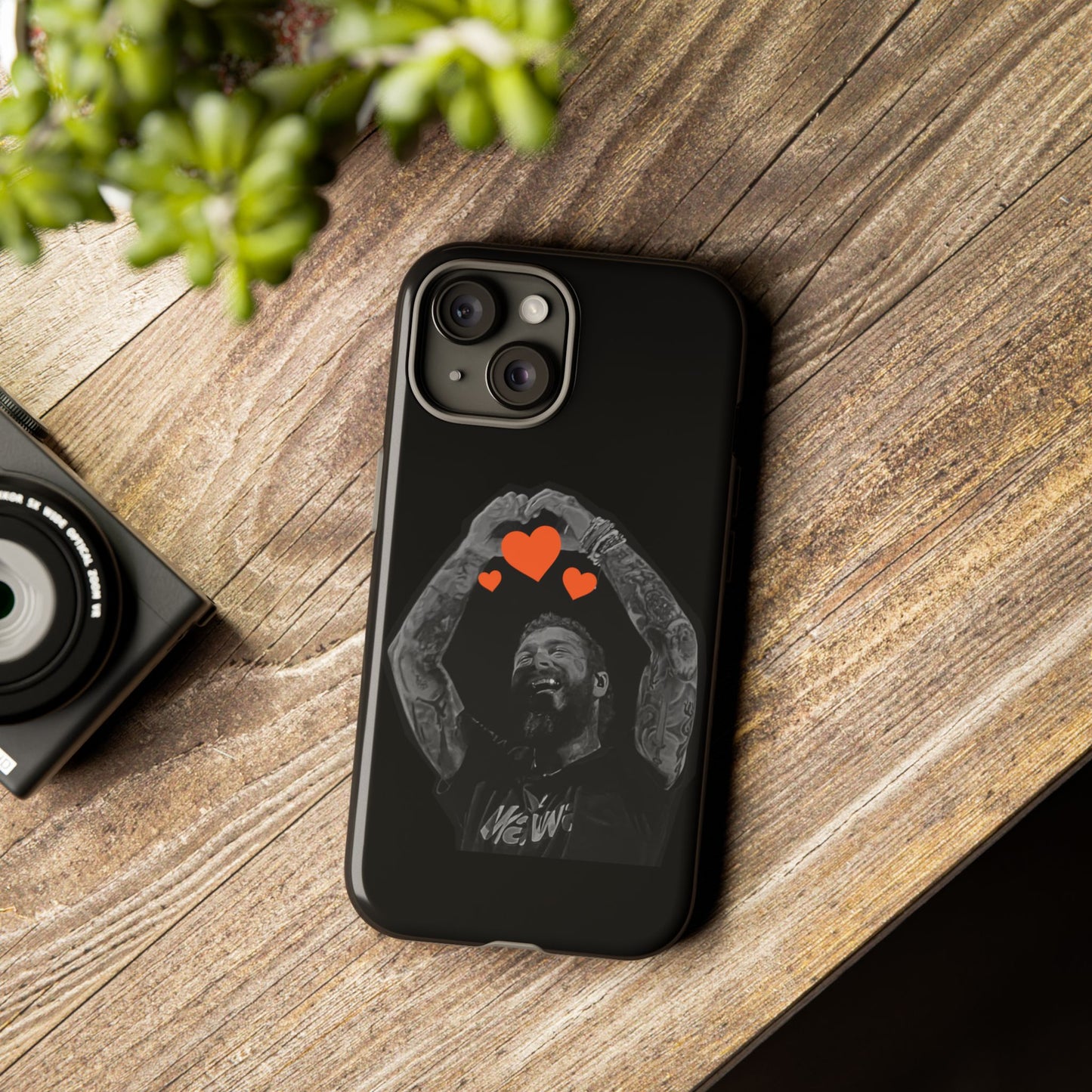 Tough iPhone Case (12–16 Pro Max) – Post Malone Heartfelt Wishes