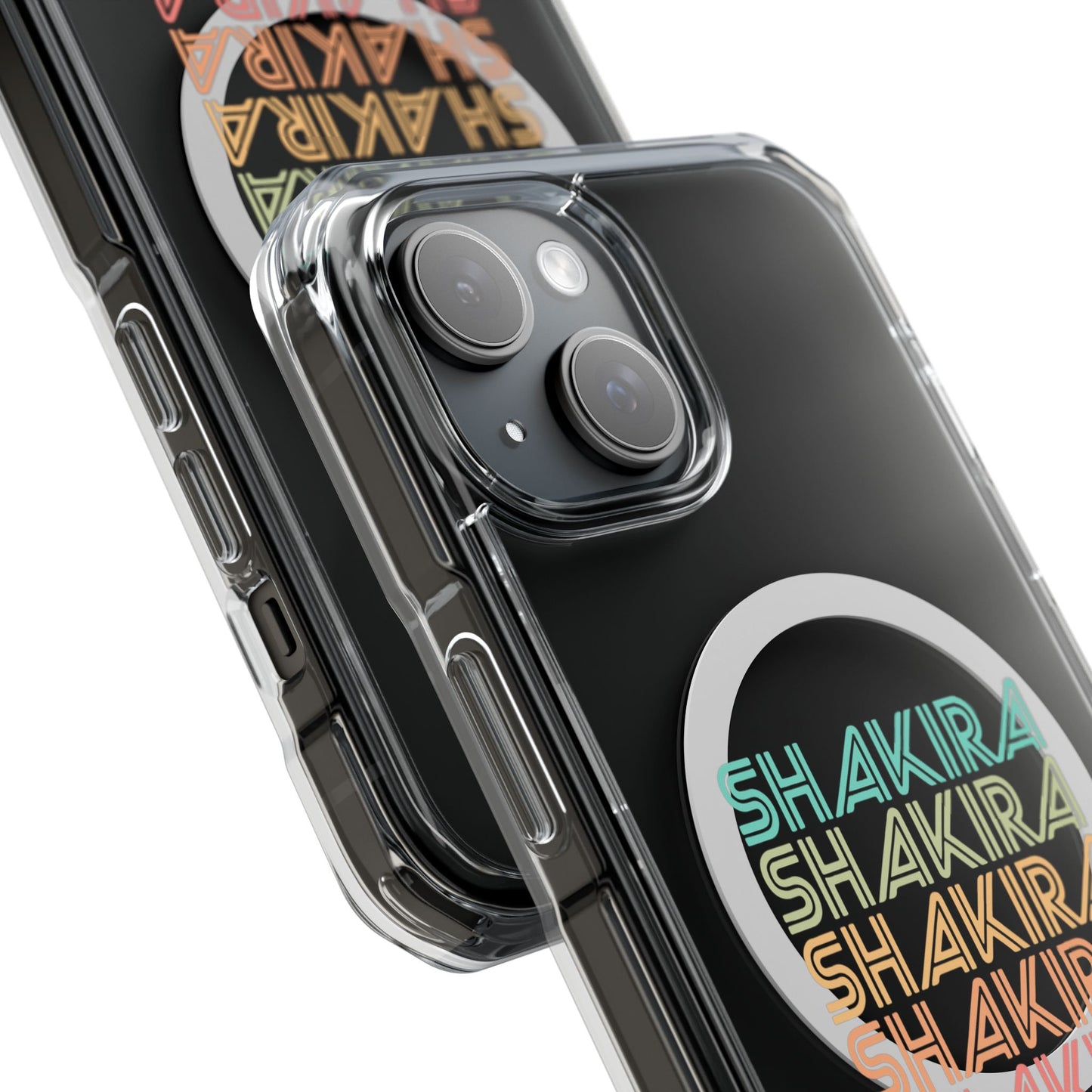 Retro Pop Lines Clear Impact case