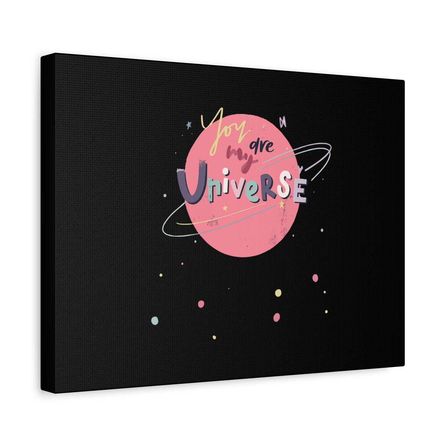 Pastel Planet & Universe Canvas