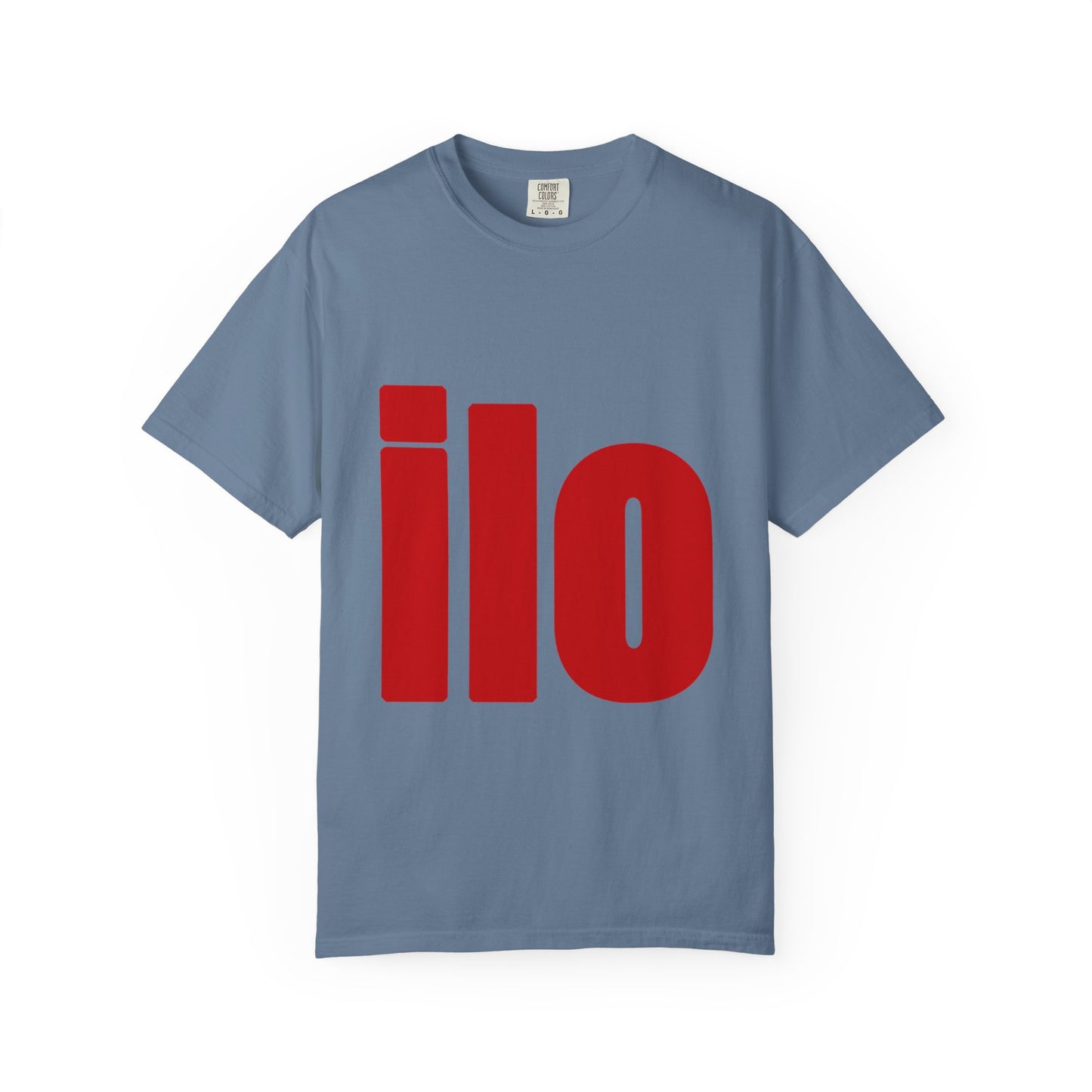 ILO Bold Red Block Unisex Dyed T-shirt