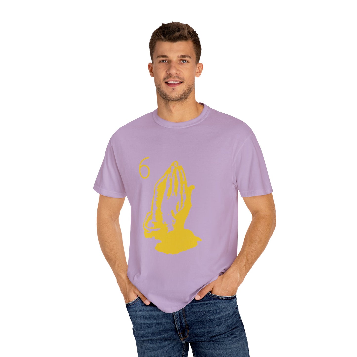 6 God Prayer Hands Dyed Tshirt