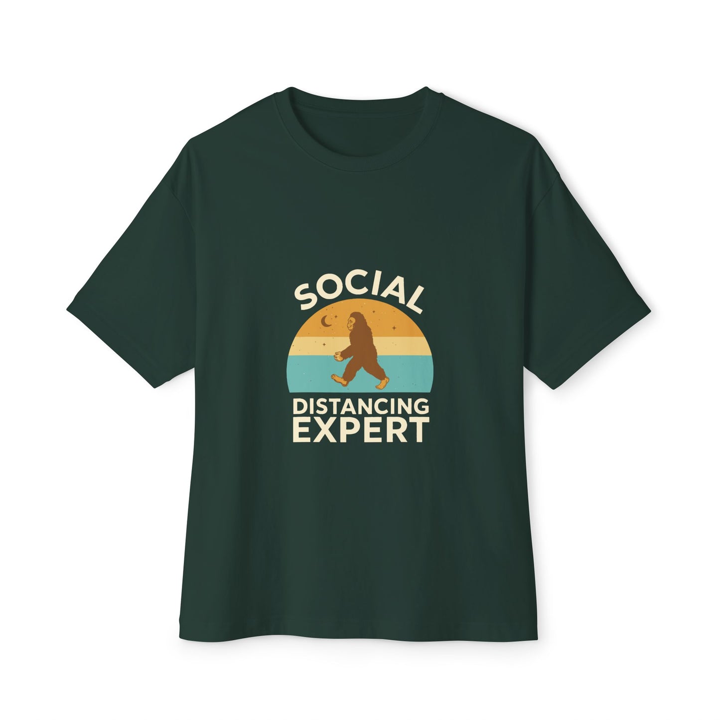 Oversized boxy Tee – Snazzy Social Distance Edition