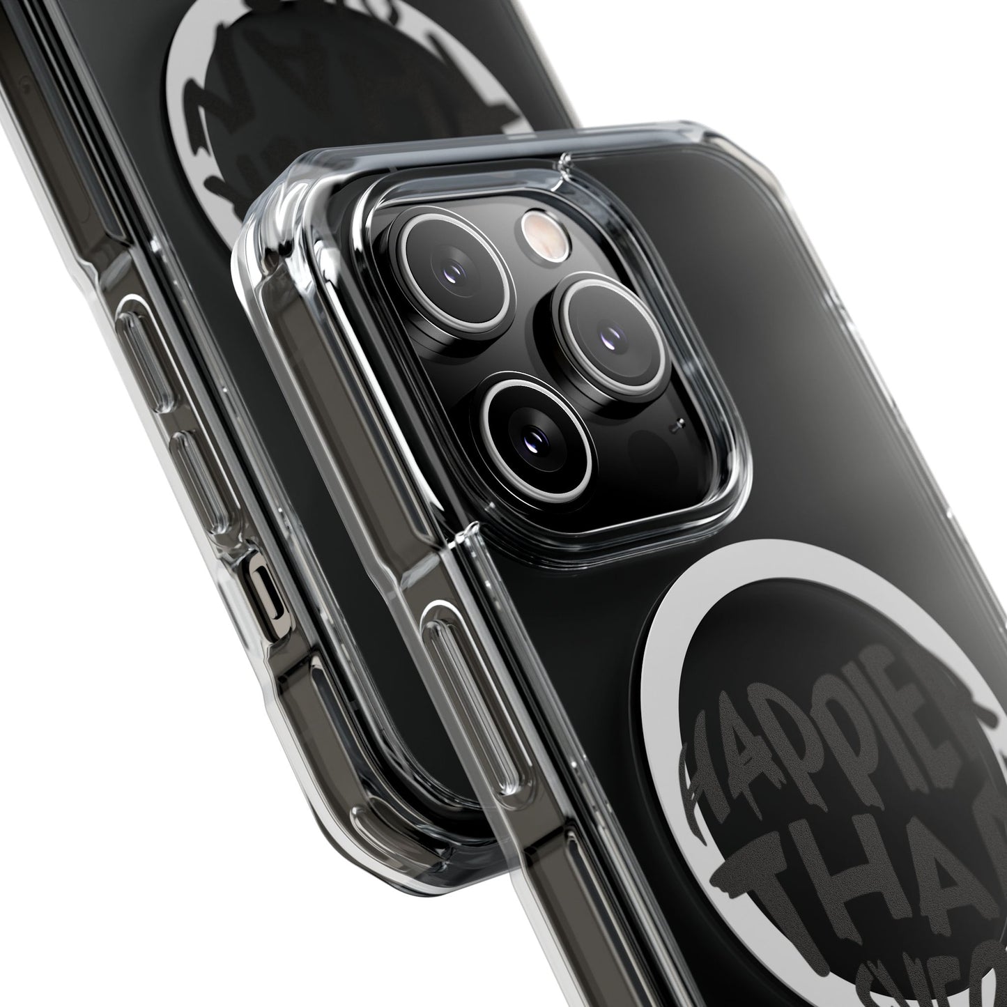Happier Heart Lettering Magnetic Clear Impact Case