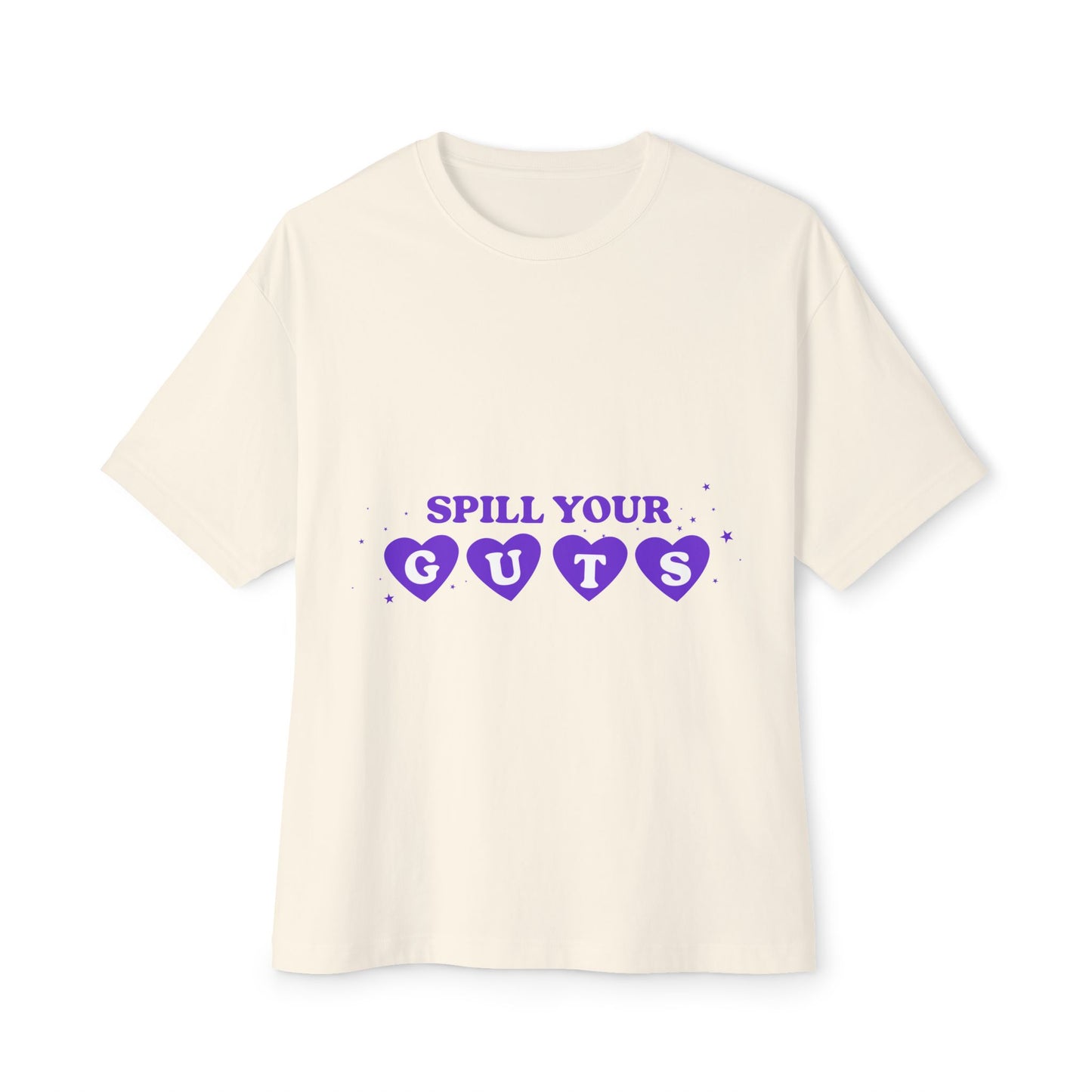 Spill Your Guts Heart-Oversized Tee