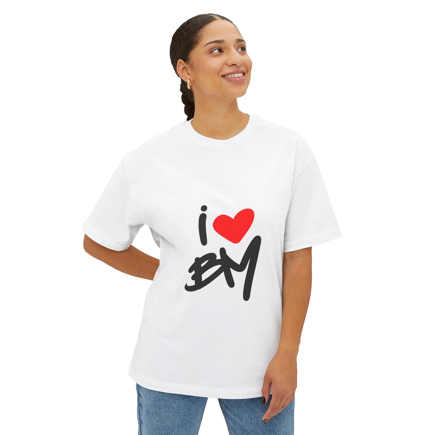 Sketch Love Groove Unisex Oversized Boxy Tee