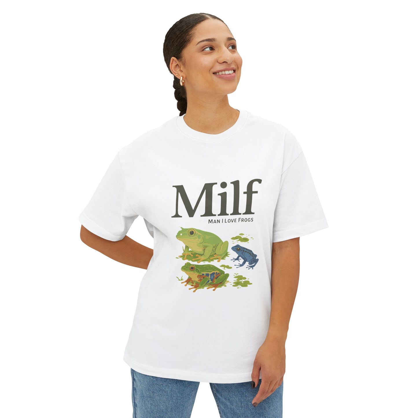 Unisex Oversized Tee – Snazzy Funny Milf Edition