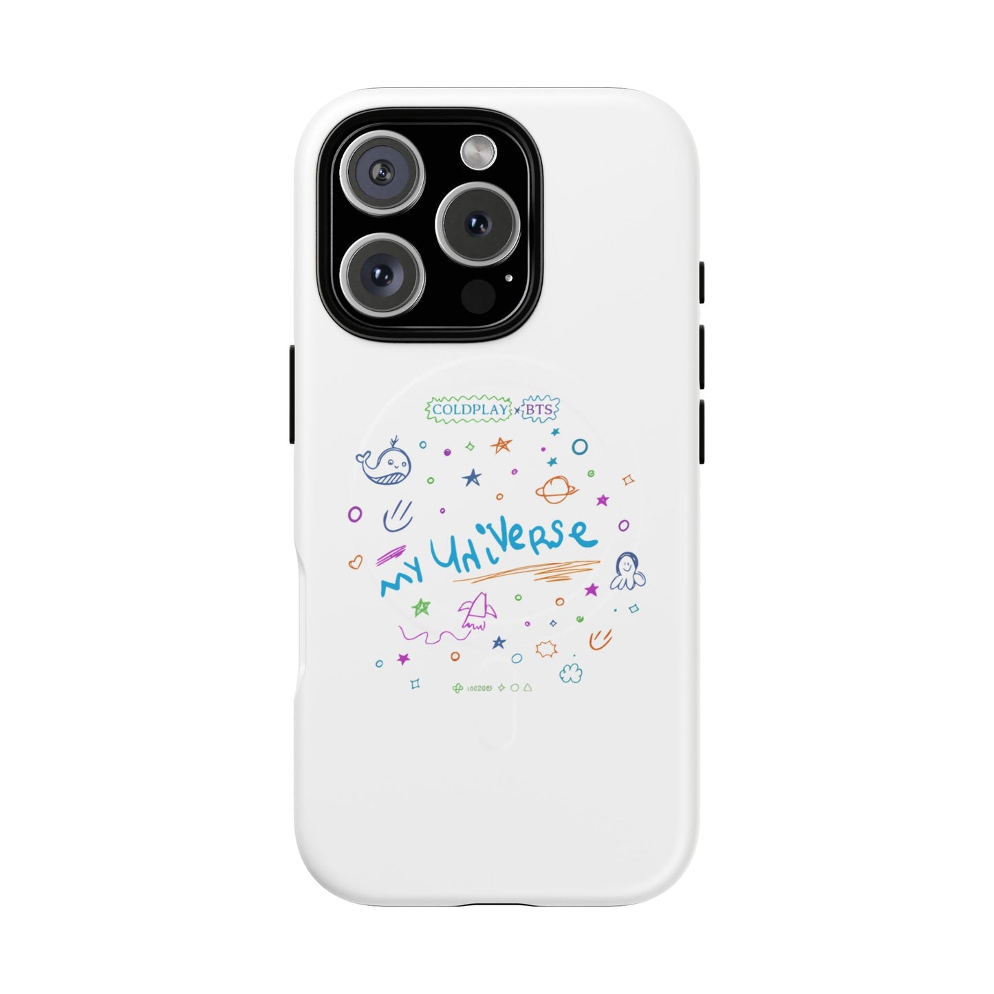Neon Space Doodles Tough Magnetic Case