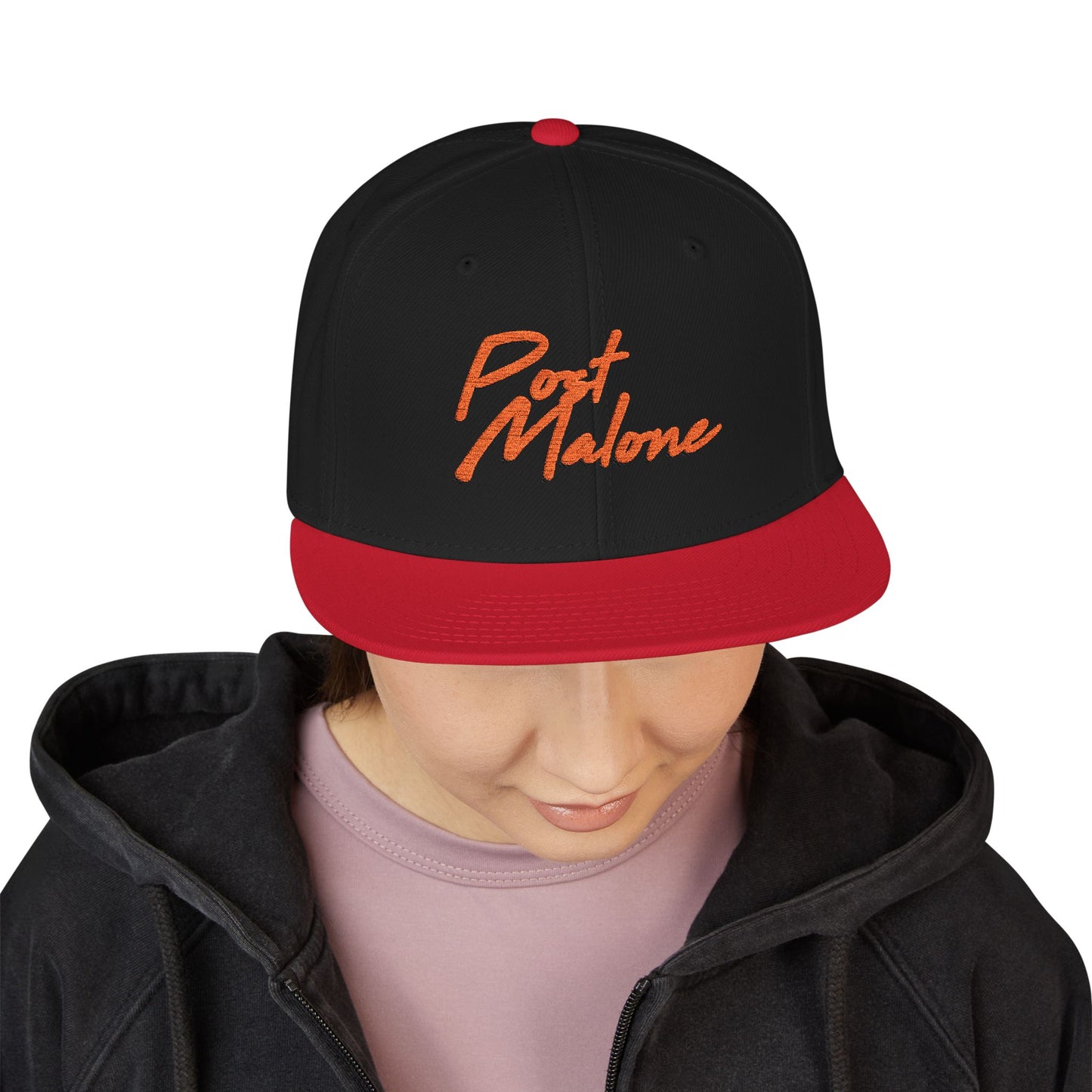 Snapback (Embroidery) – Post Malone Name Design