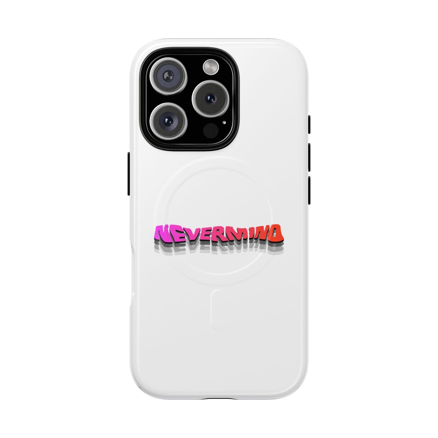 Wavy Groovy Typography Tough Magnetic Case