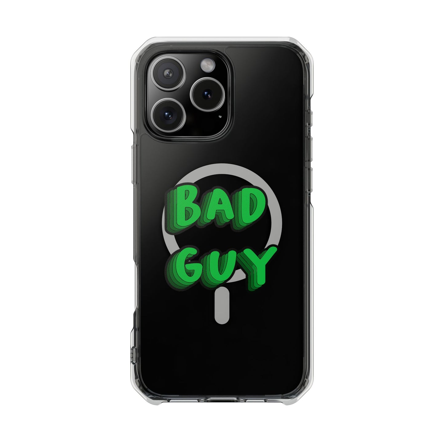Bold 3D Bad Mood Magnetic Clear Impact Case