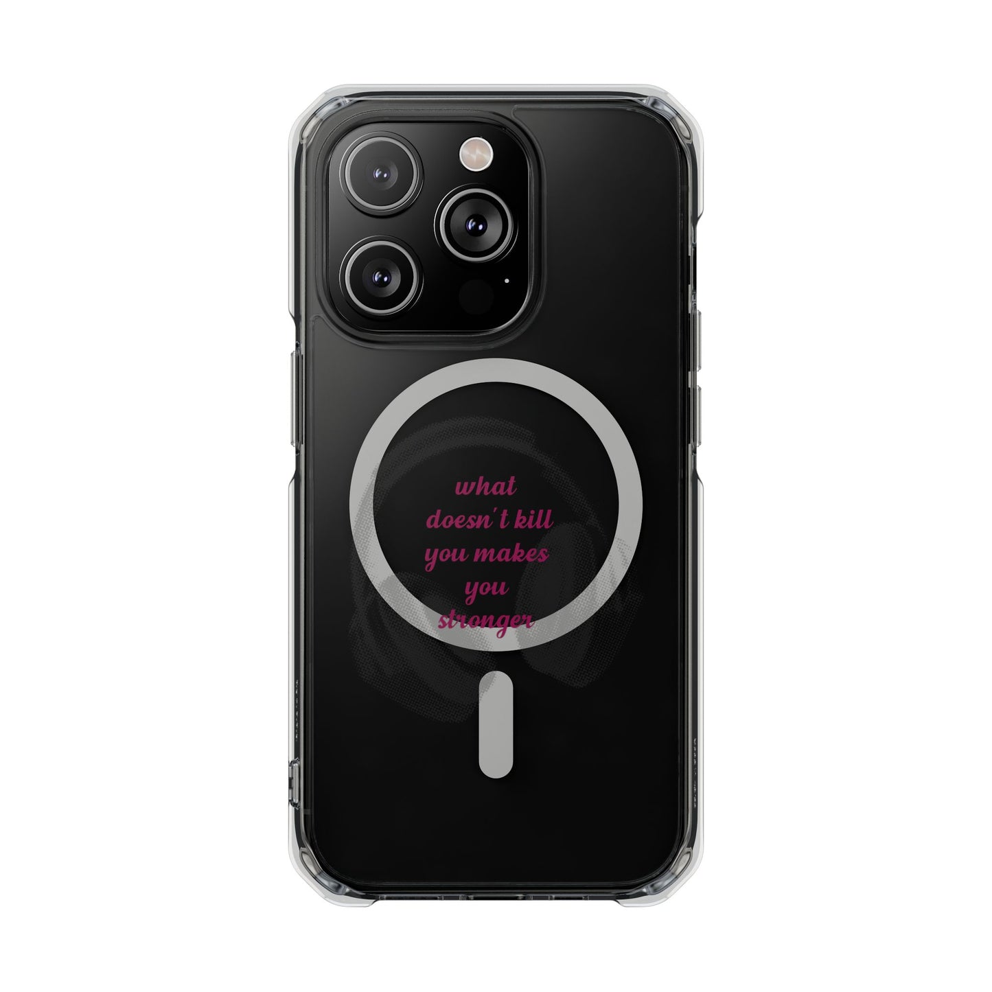 Stronger Soundwaves Magnetic clear Impact Case