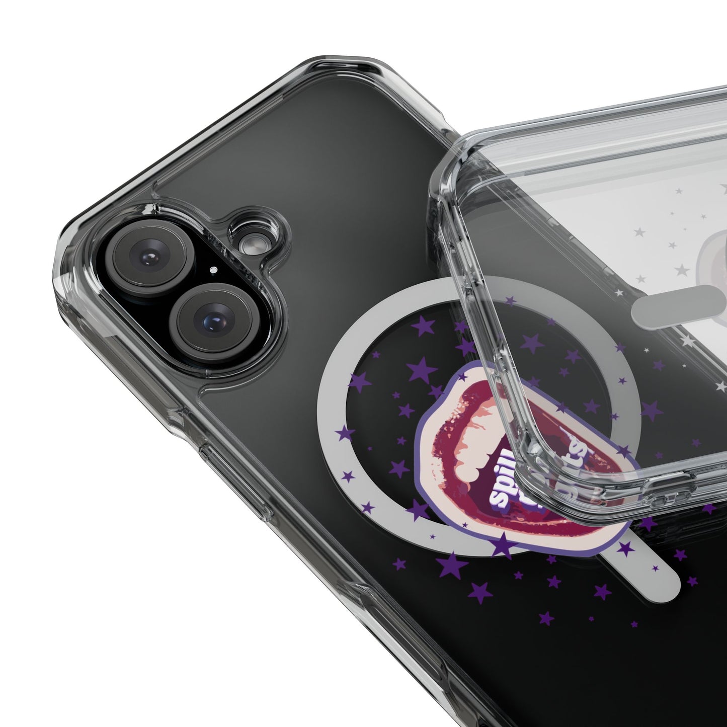Spill Your Guts Scream Magnetic Clear Impact Case