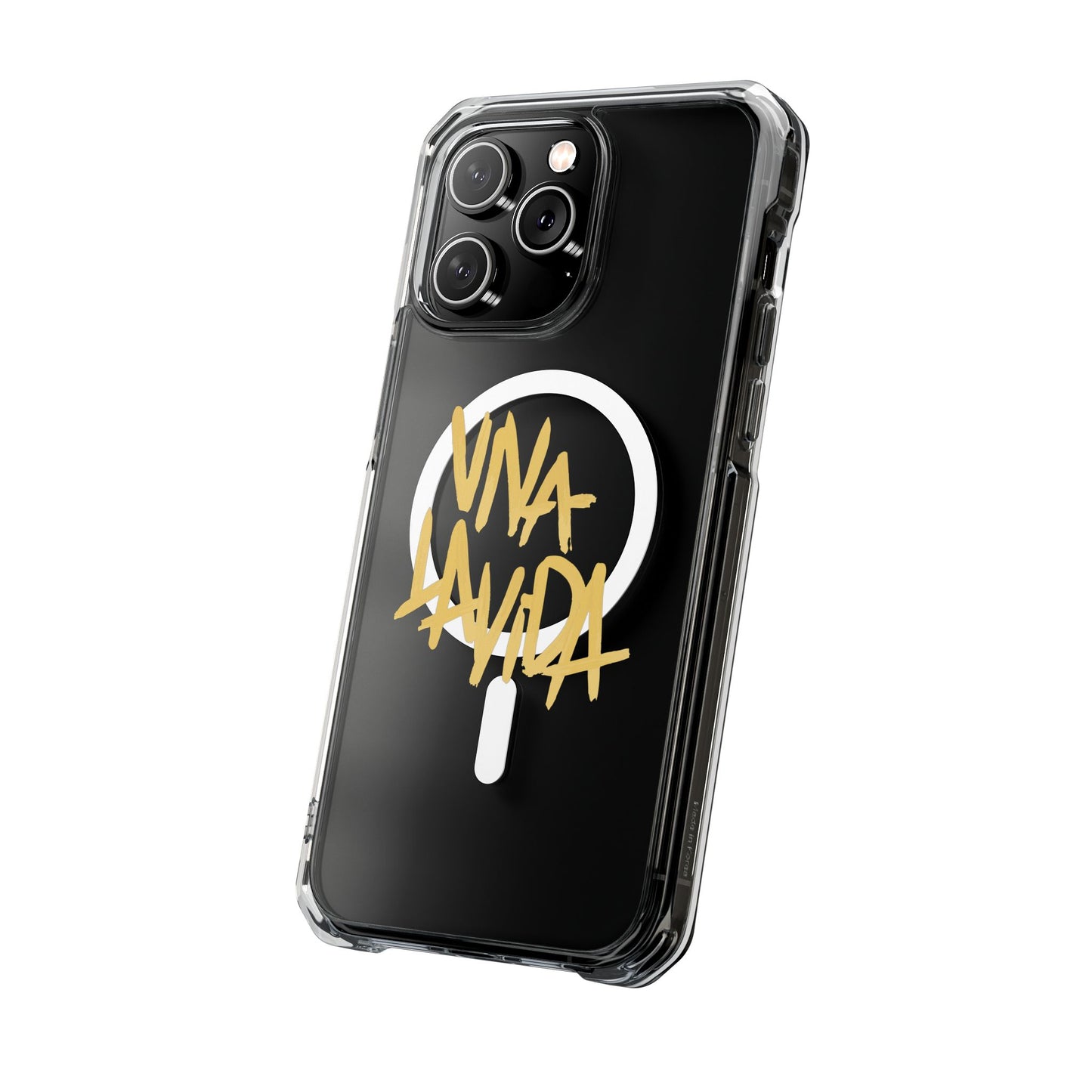 Golden Brush Script Magnetic Clear Impact case
