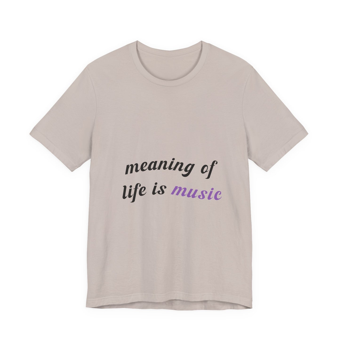 Feel the Music Vibe Unisex Jersey short sleeve tee