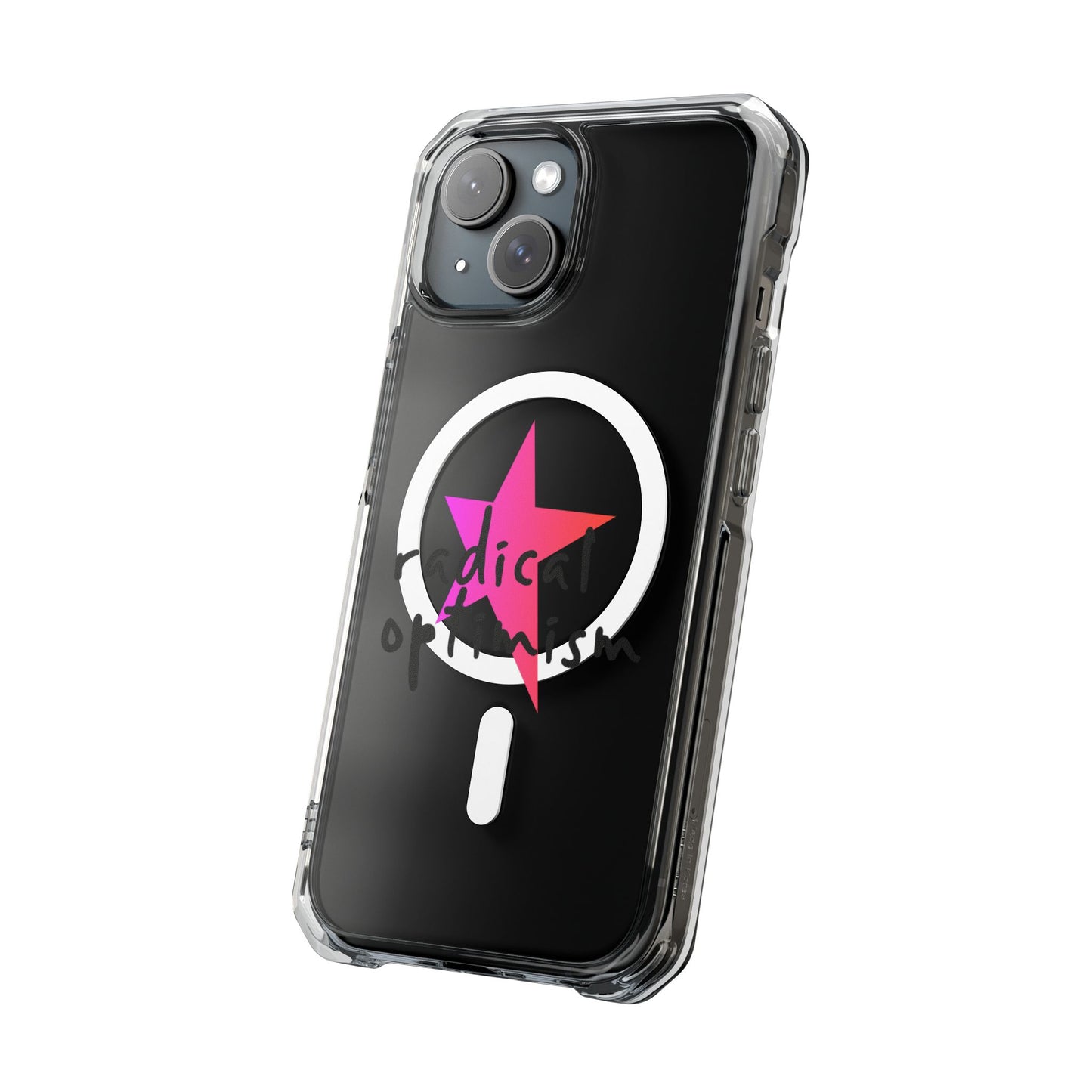 Flame Script Statement Magnetic Clear Impact case