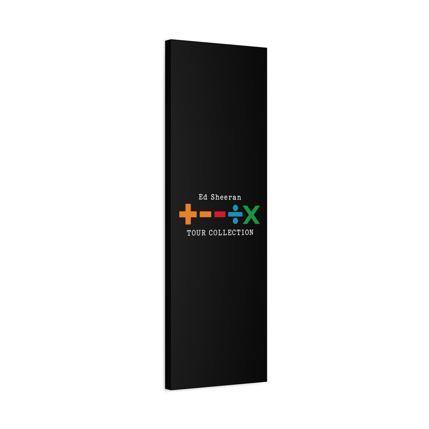 Matte Stretched Canvas, 1.25" Depth – Ed Sheeran Black Edition