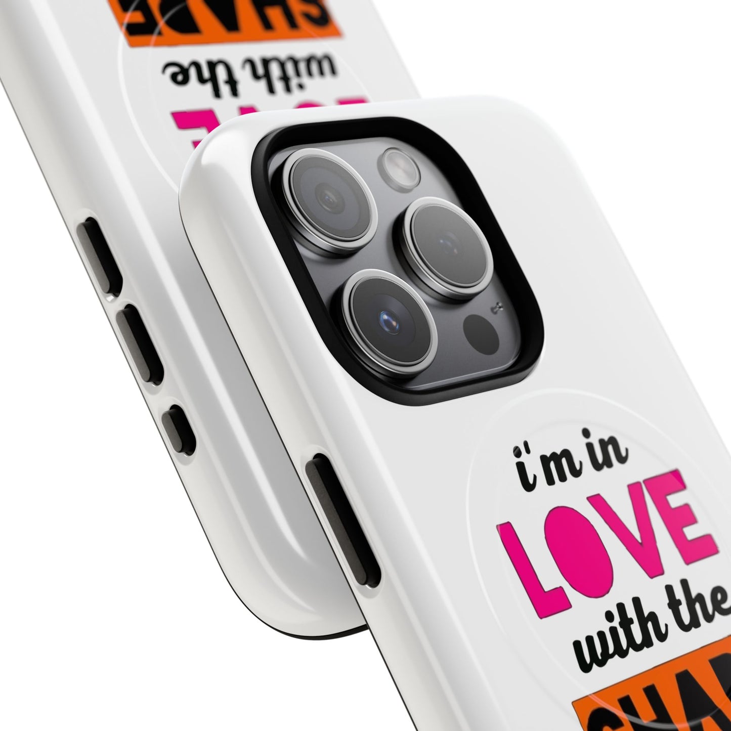 Orange Divide Symbol Tough Magnetic case