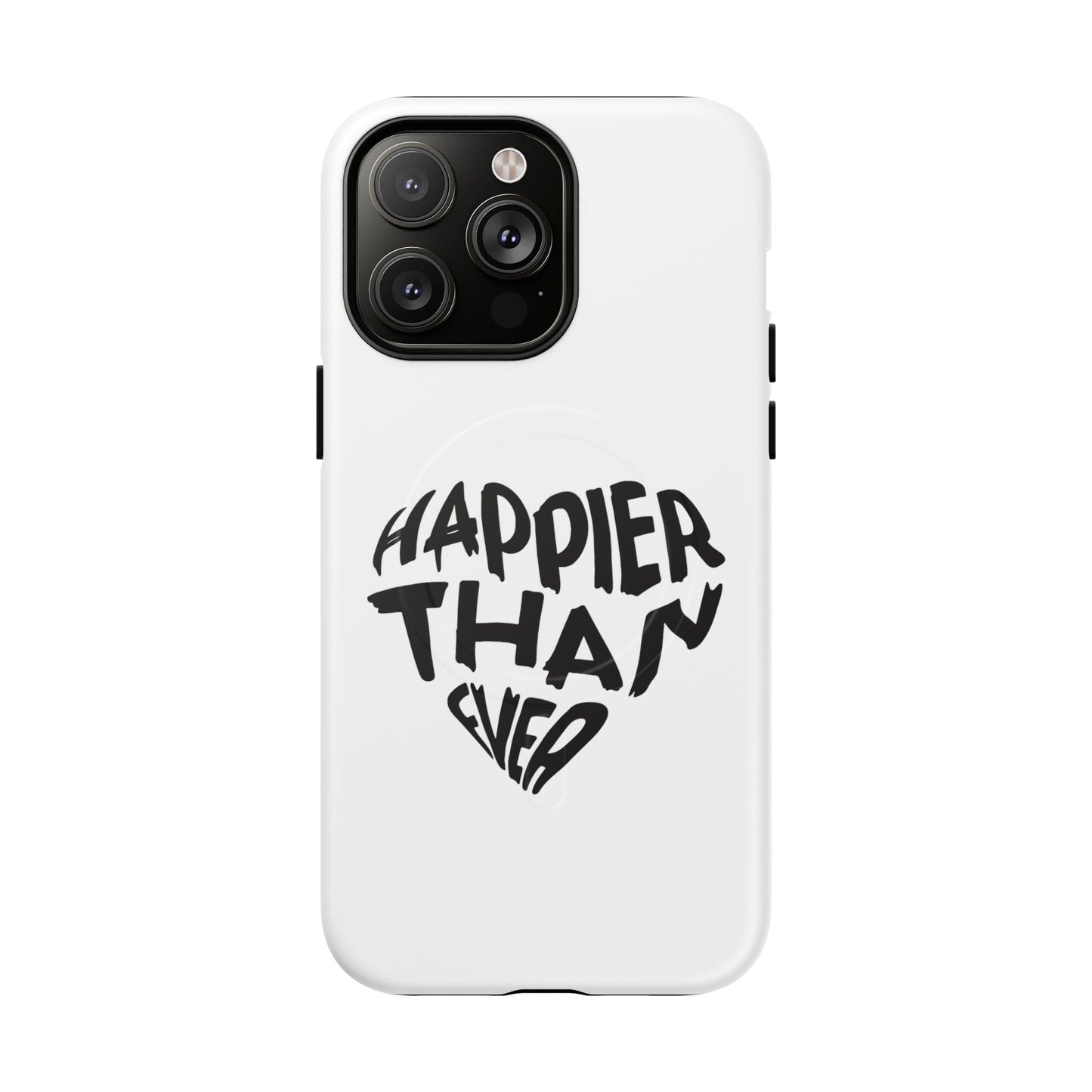 Happier Heart Lettering Tough Magnetic Case