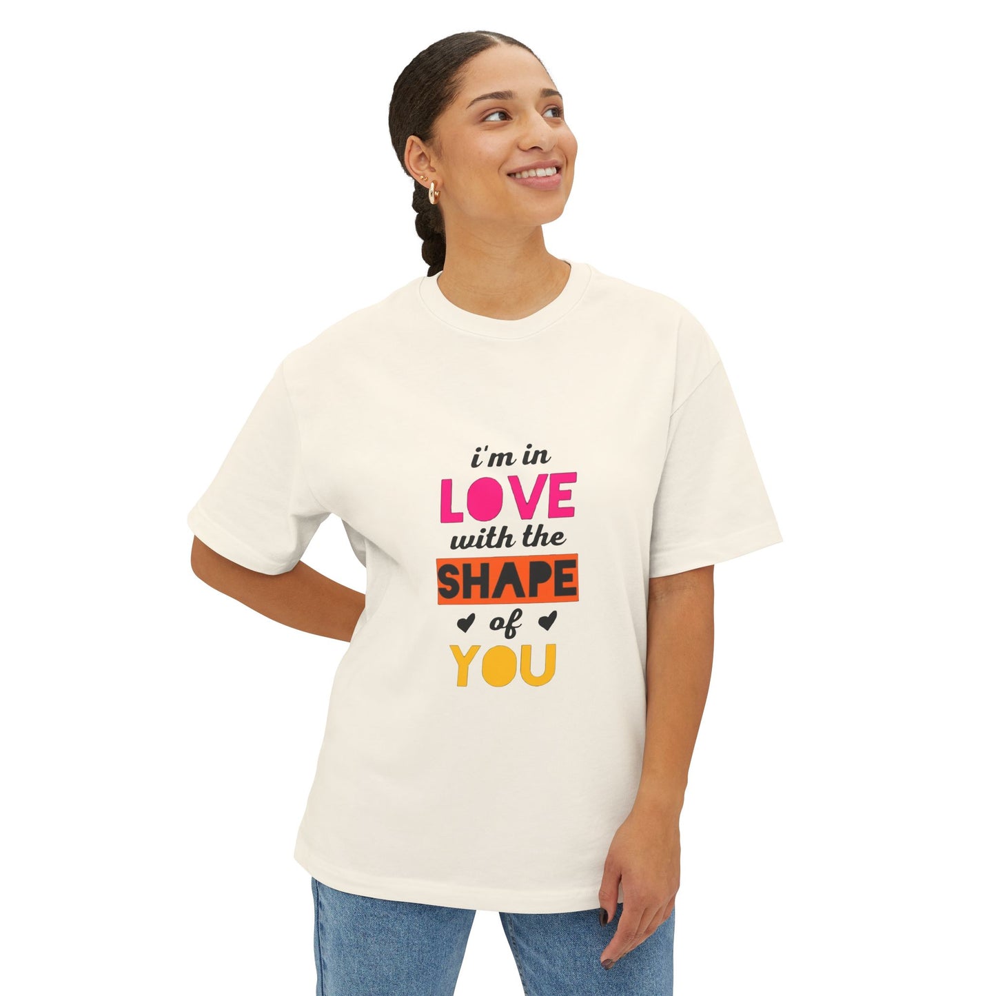 Copy of Copy of Orange Divide Symbol Oversized Boxy Tee