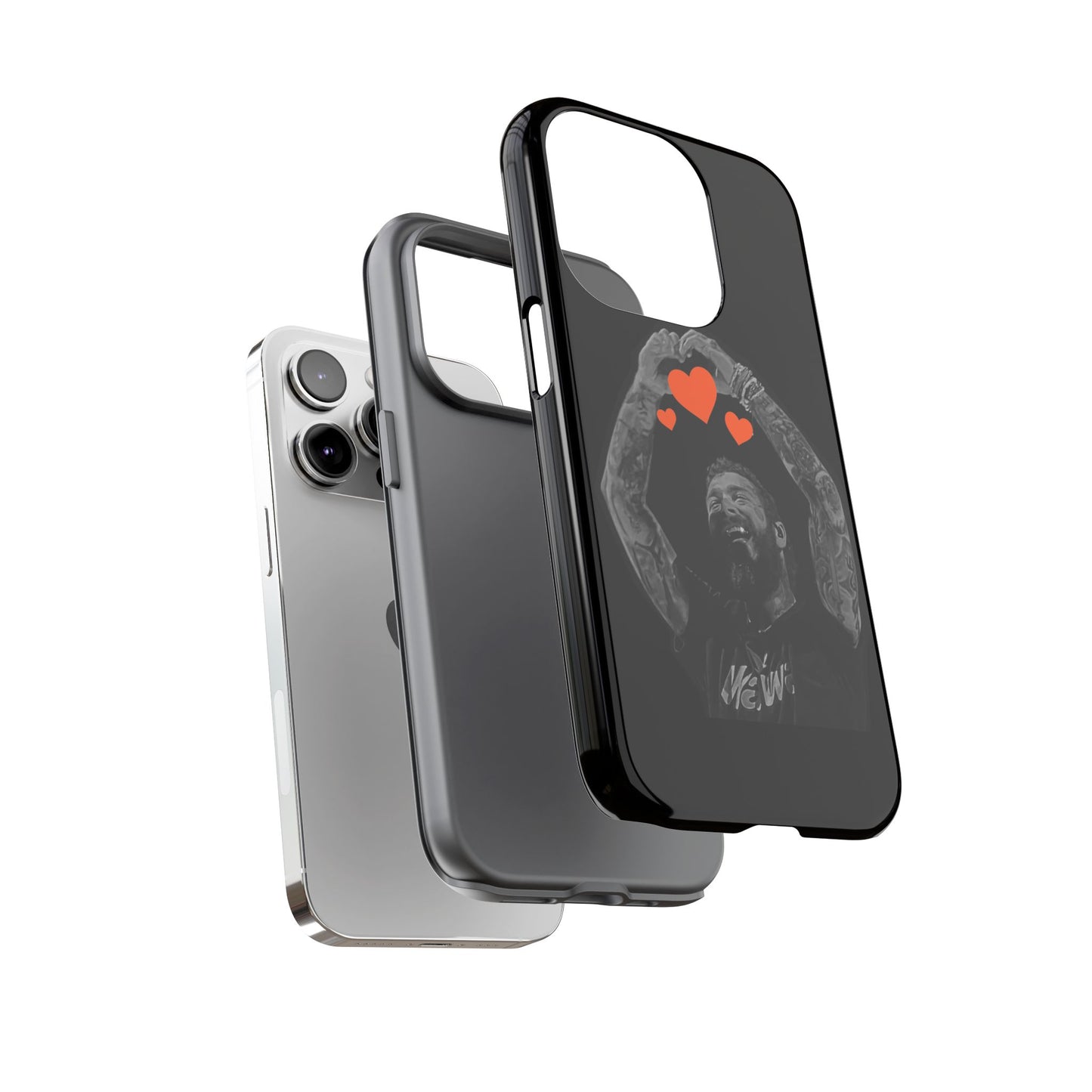 Tough iPhone Case (12–16 Pro Max) – Post Malone Heartfelt Wishes