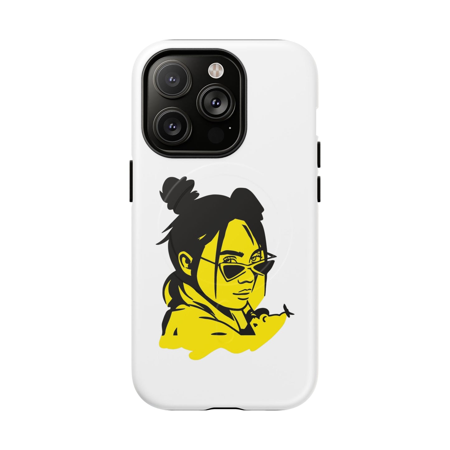 Neon Mood Portrait Tough Magnetic Case