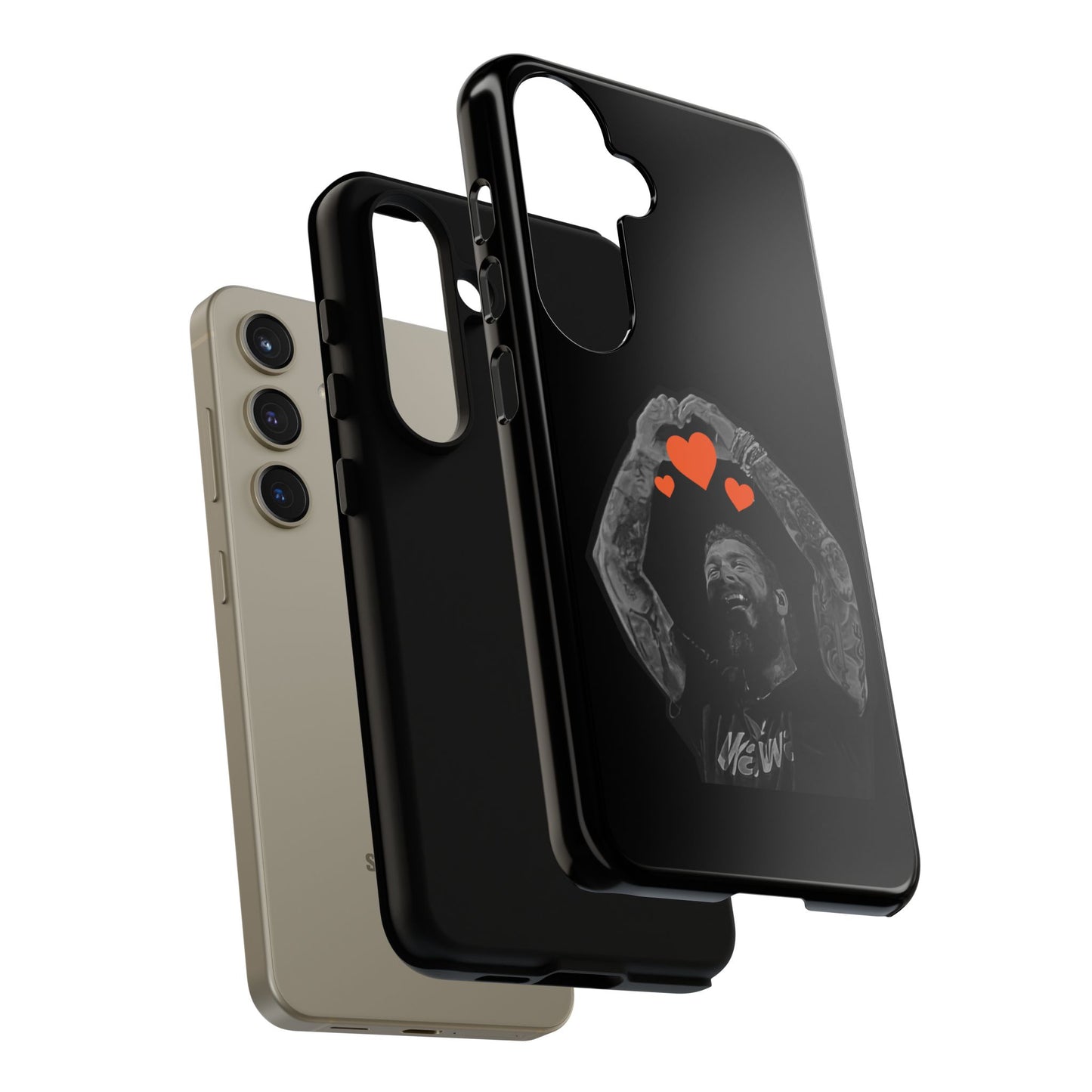 Tough Samsung Case (S20–S25) – Post Malone Heartfelt Wishes