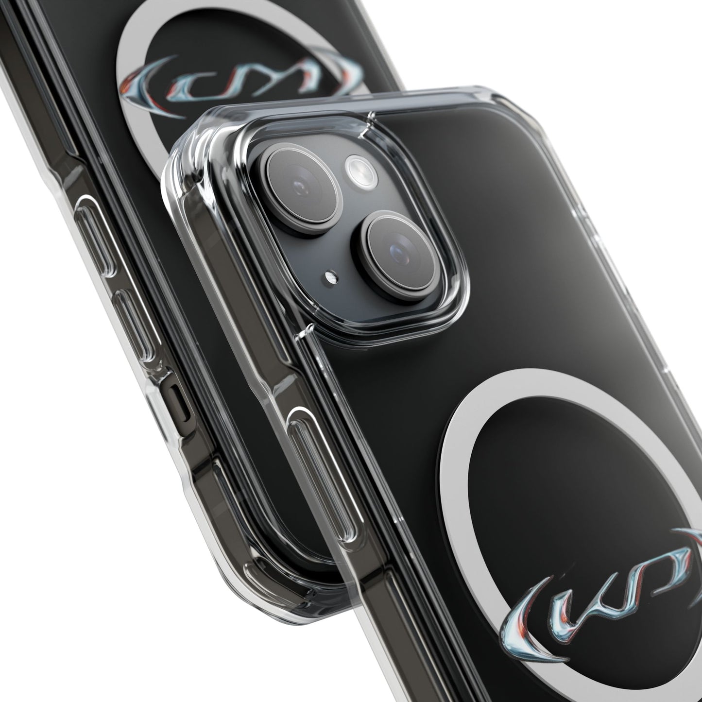 Neon‑Gradient Rua Magnetic Clear Impact cases