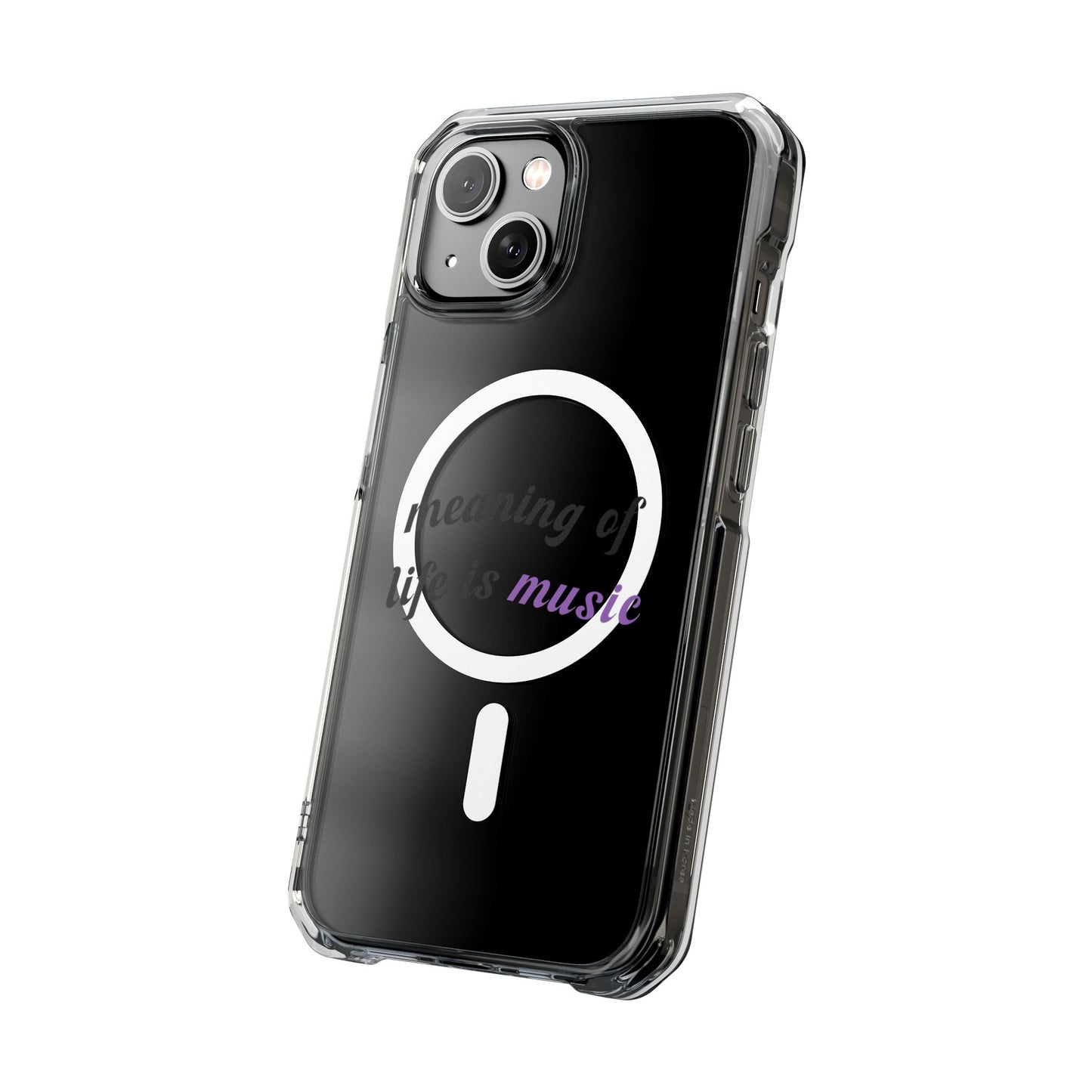 Feel the Music Vibe Magnetic clear Impact Case