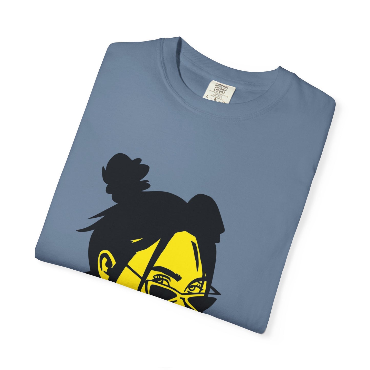 Neon Mood Portrait Unisex Dyed T-shirt
